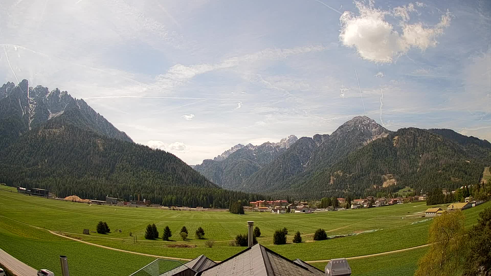 Webcam Toblach Dolomites – Vue depuis l’Hôtel Rosengarten