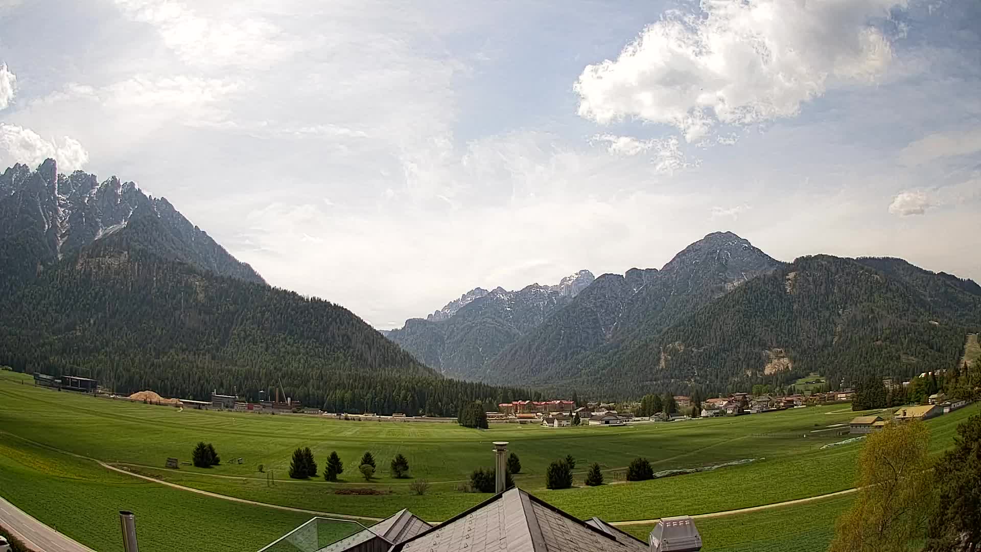 Webcam Toblach Dolomitas – Vista desde el Hotel Rosengarten