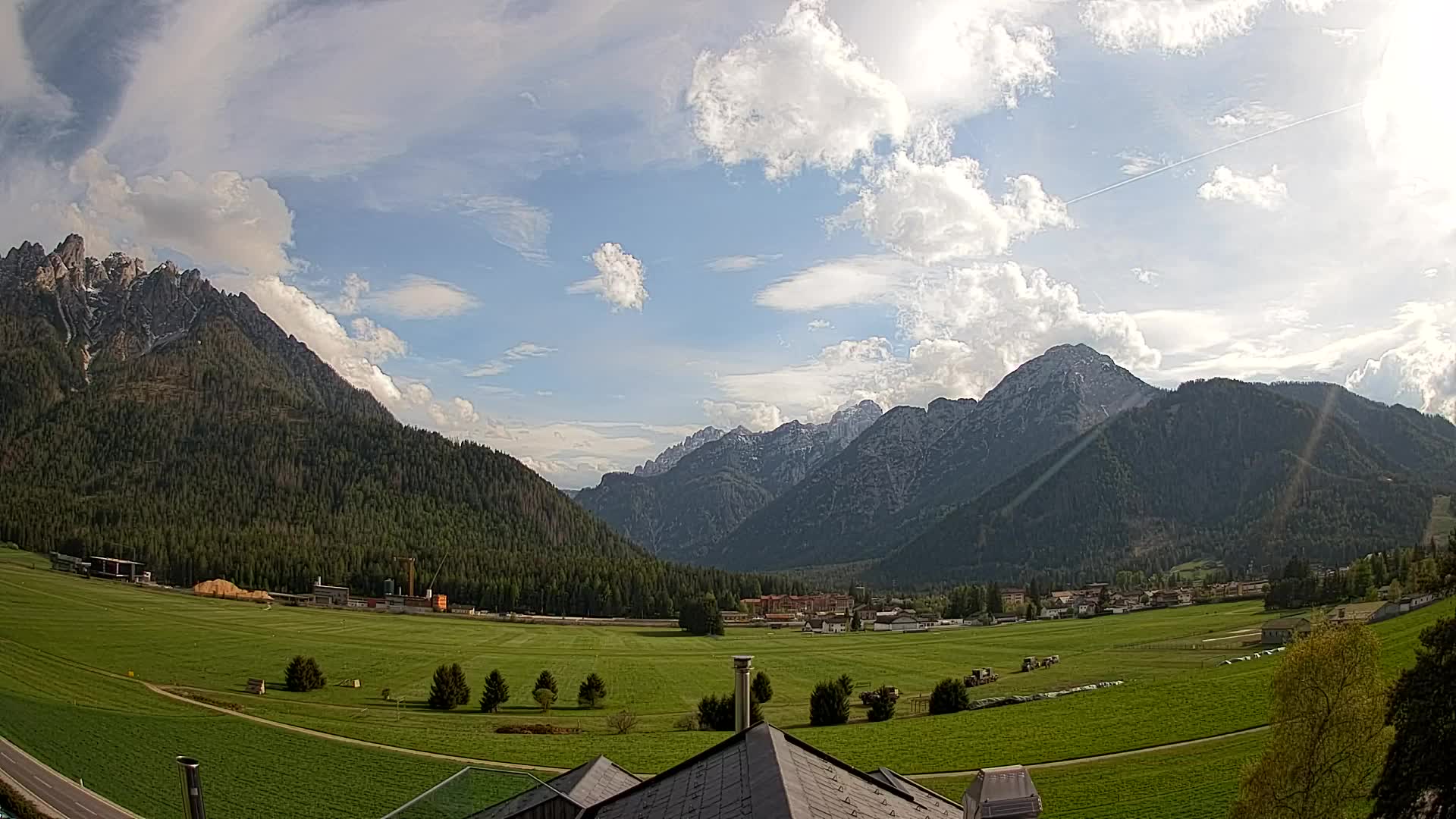 Webcam Toblach Dolomiten – Blick vom Hotel Rosengarten