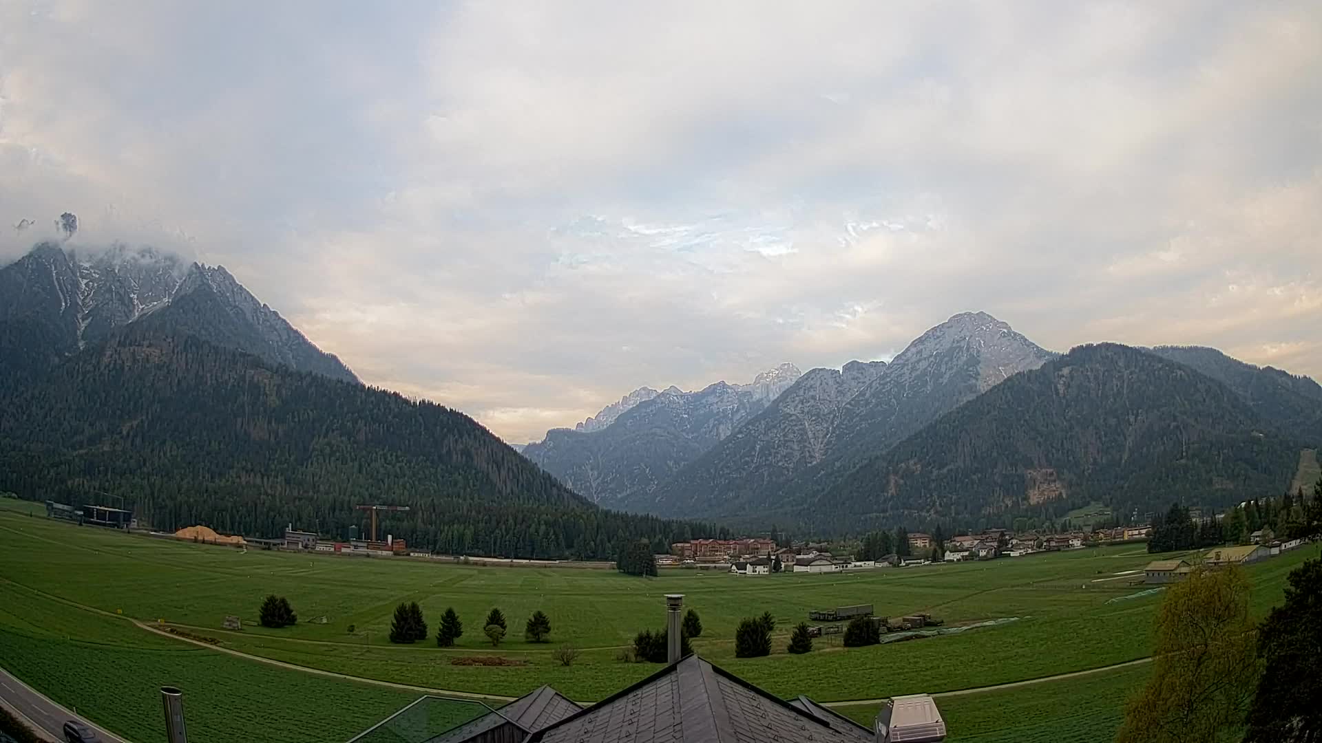 Webcam Toblach Dolomites – Vue depuis l’Hôtel Rosengarten