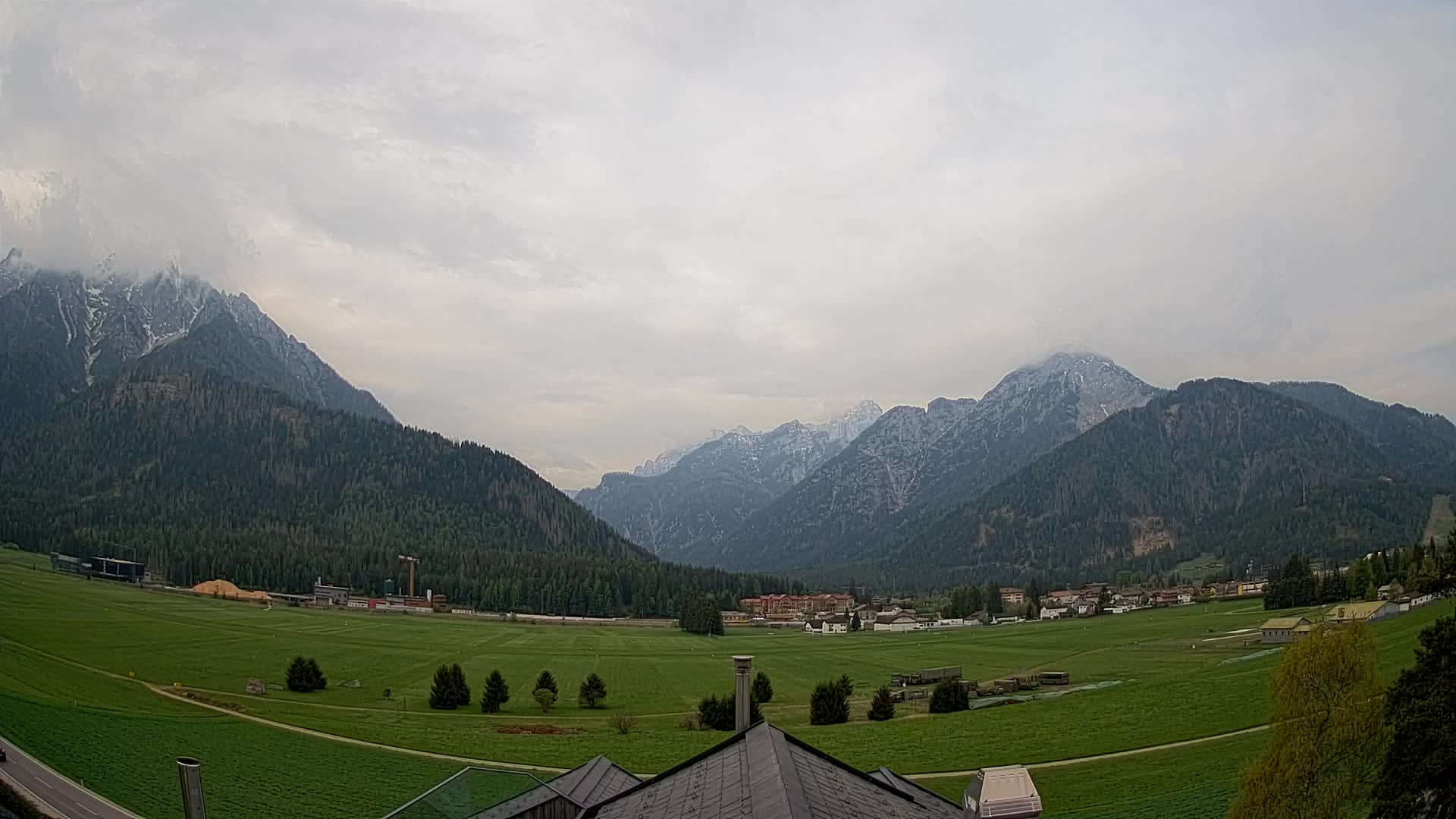 Webcam Toblach Dolomites – Vue depuis l’Hôtel Rosengarten