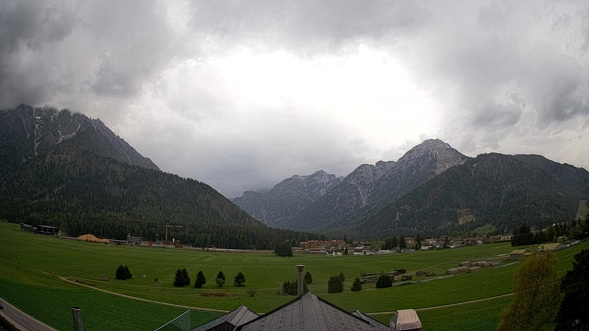 Webcam Toblach Dolomitas – Vista desde el Hotel Rosengarten