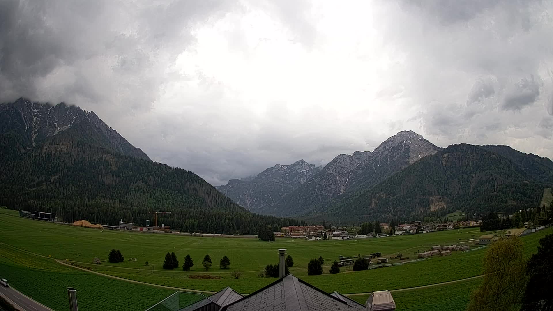 Webcam Toblach Dolomiten – Blick vom Hotel Rosengarten