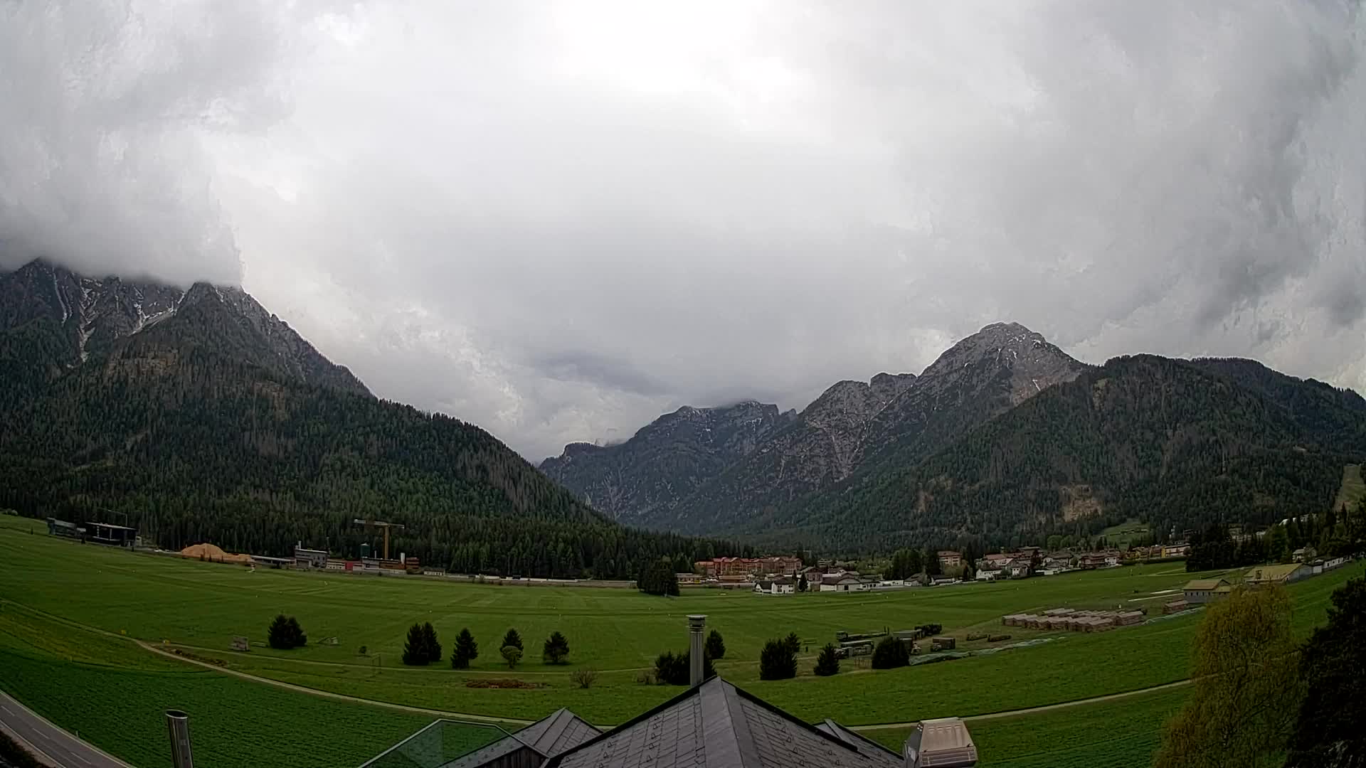 Webcam Toblach Dolomiten – Blick vom Hotel Rosengarten