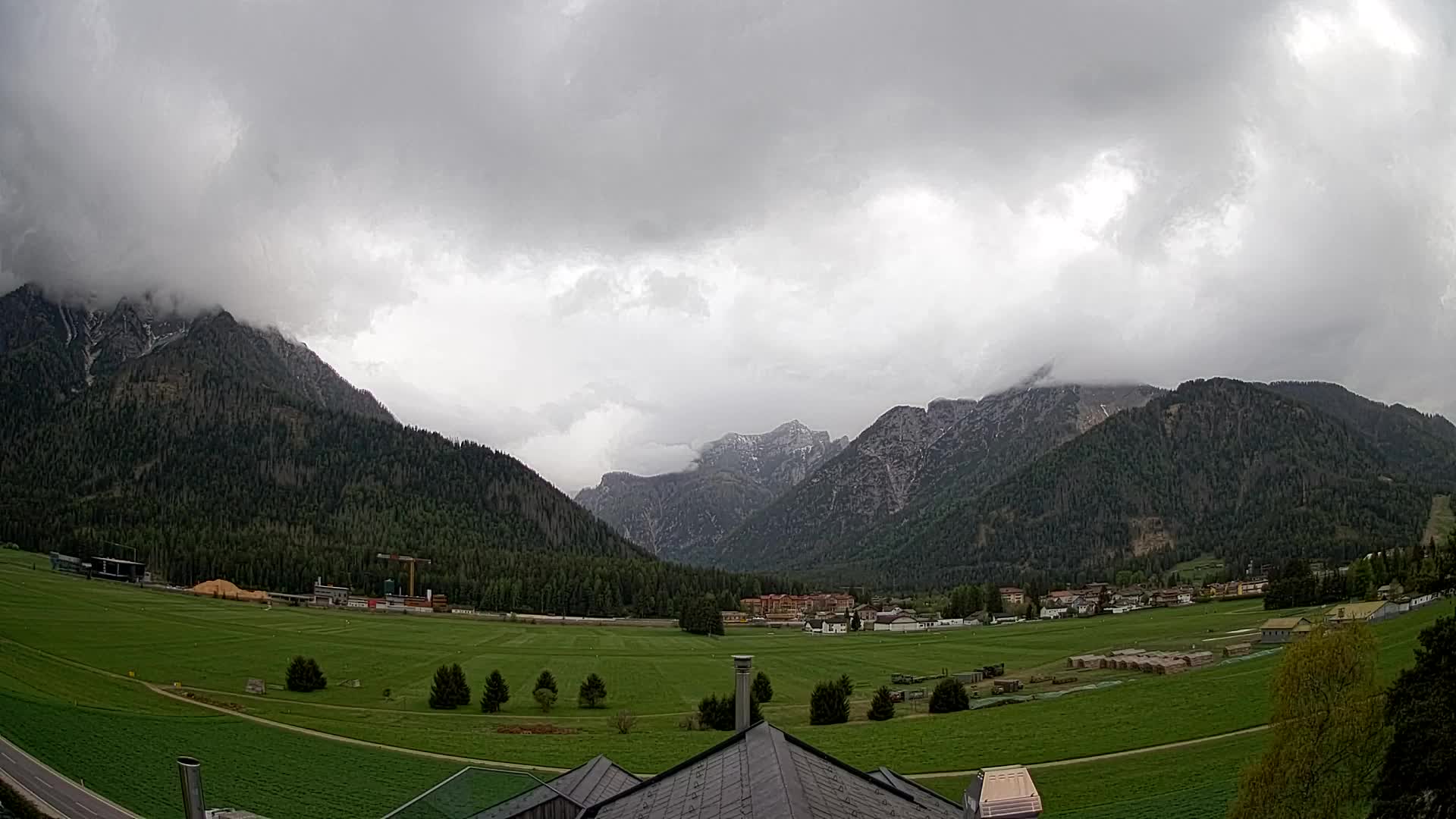 Webcam Toblach Dolomiten – Blick vom Hotel Rosengarten