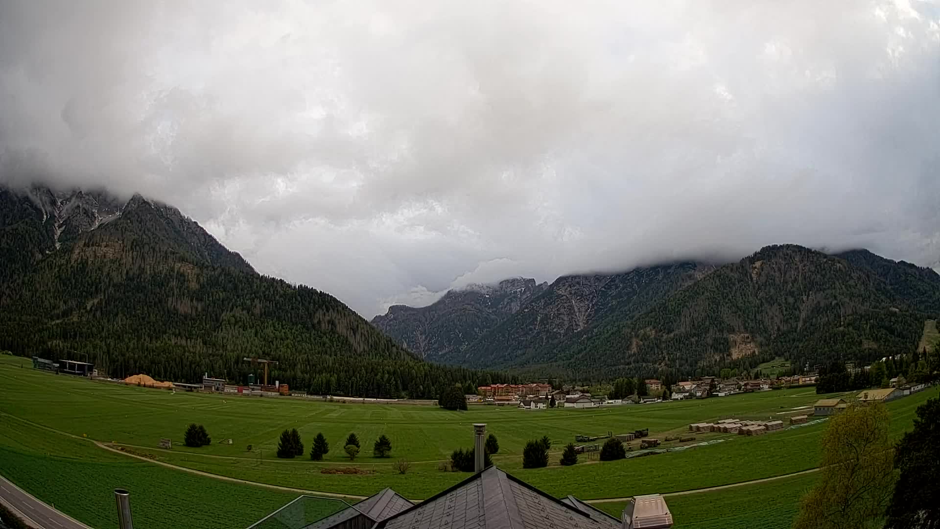Webcam Toblach Dolomitas – Vista desde el Hotel Rosengarten