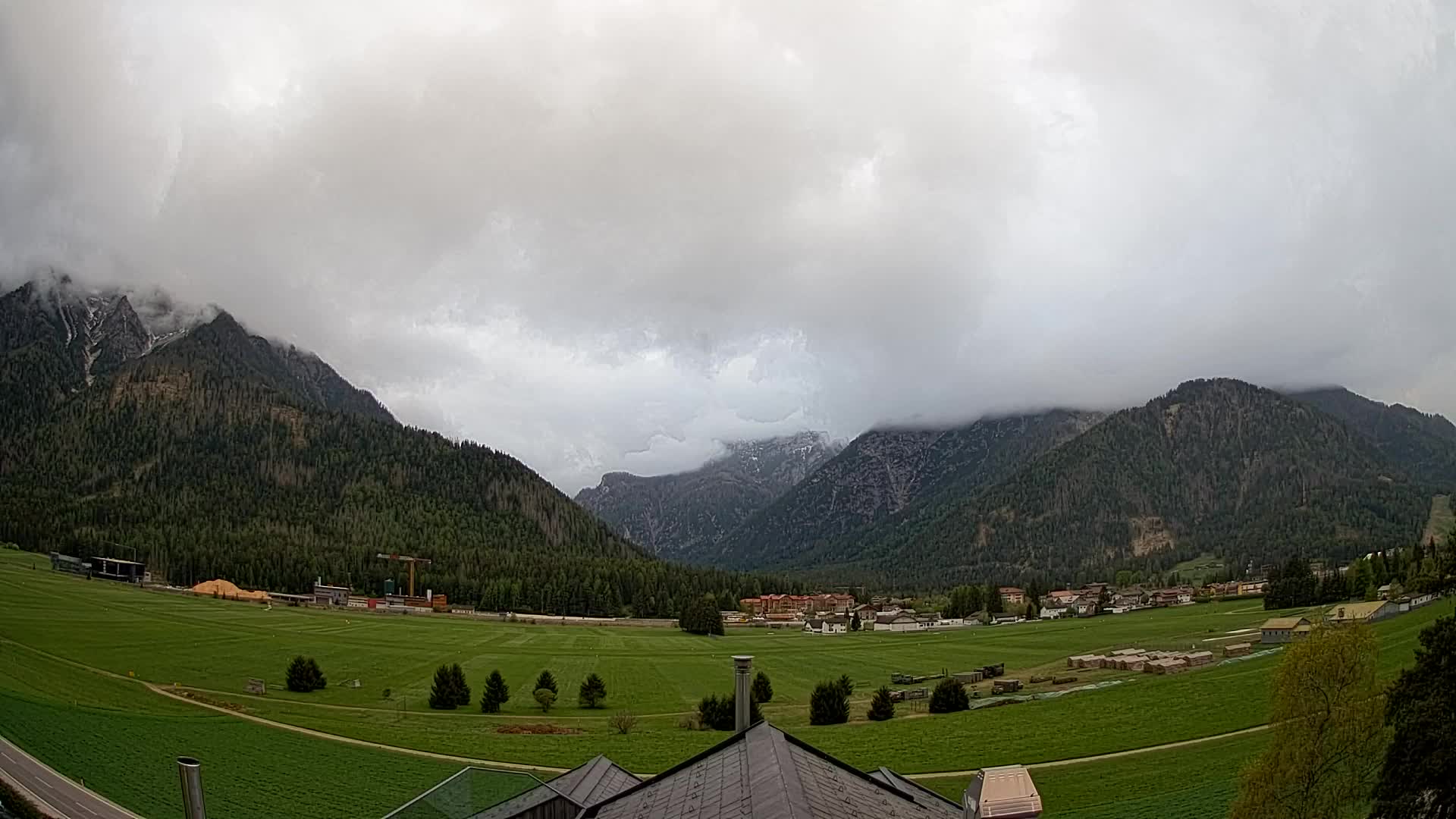 Webcam Toblach Dolomiten – Blick vom Hotel Rosengarten