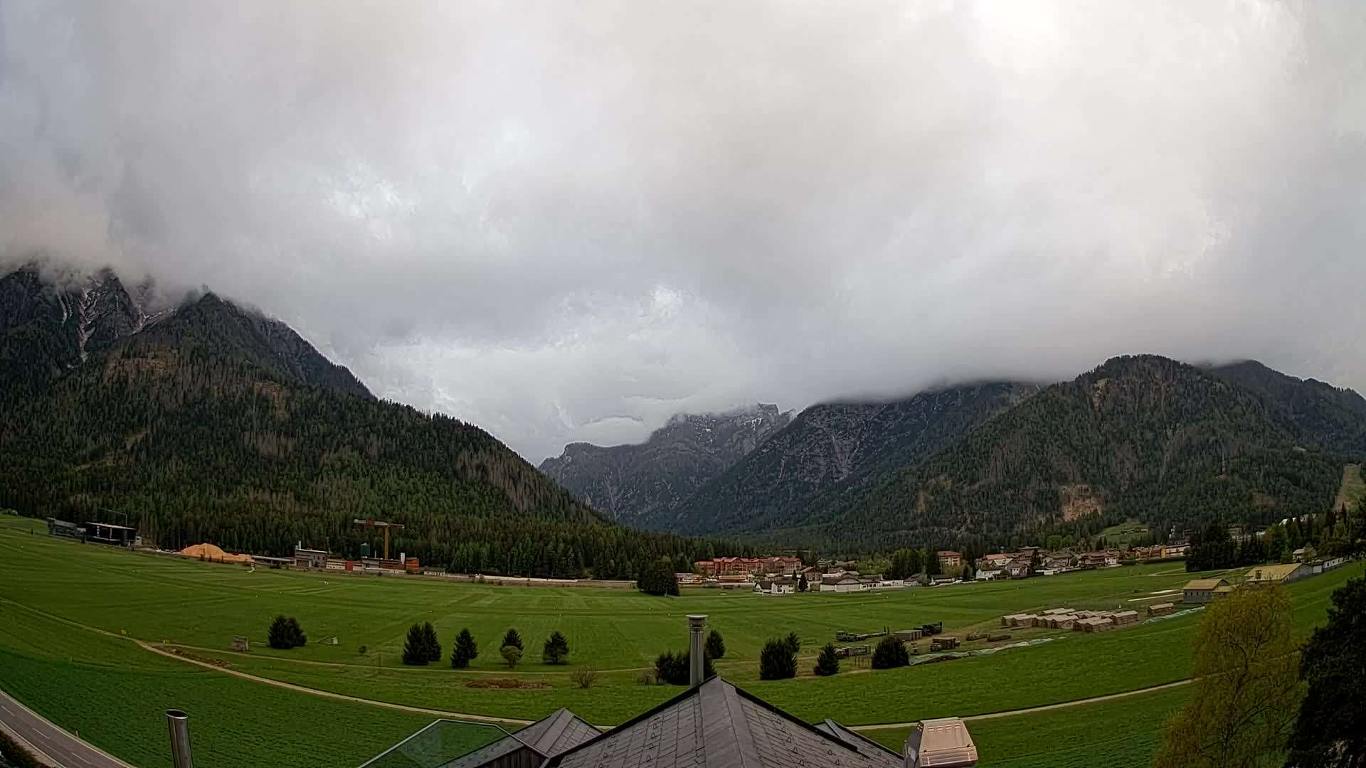 Webcam Toblach Dolomites – Vue depuis l’Hôtel Rosengarten