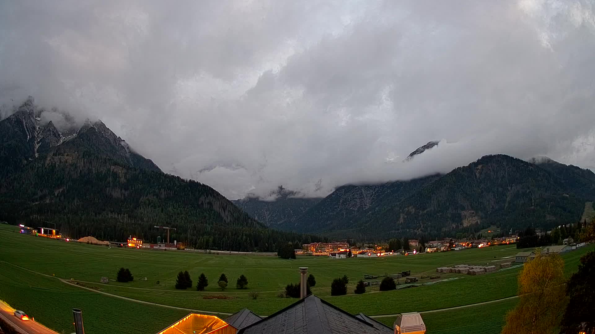 Webcam Toblach Dolomiten – Blick vom Hotel Rosengarten