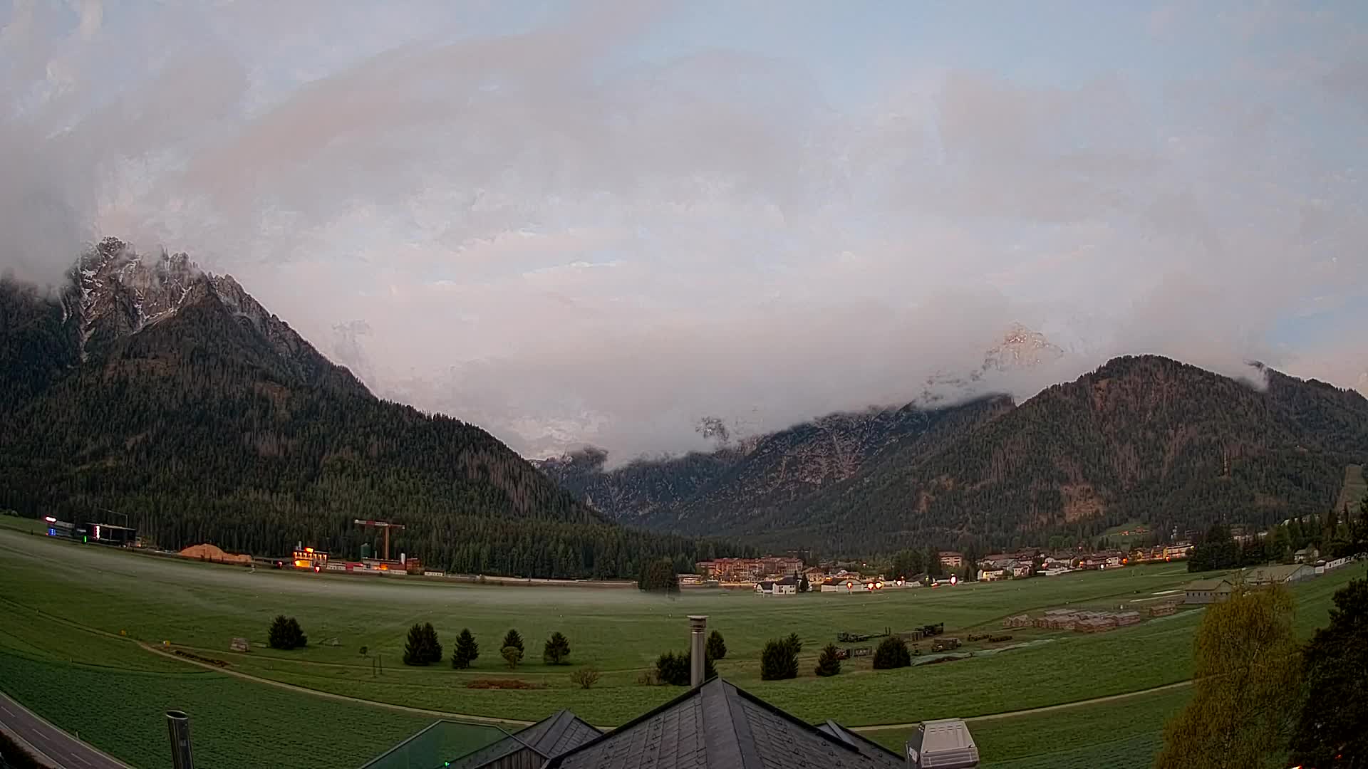 Webcam Toblach Dolomites – Vue depuis l’Hôtel Rosengarten