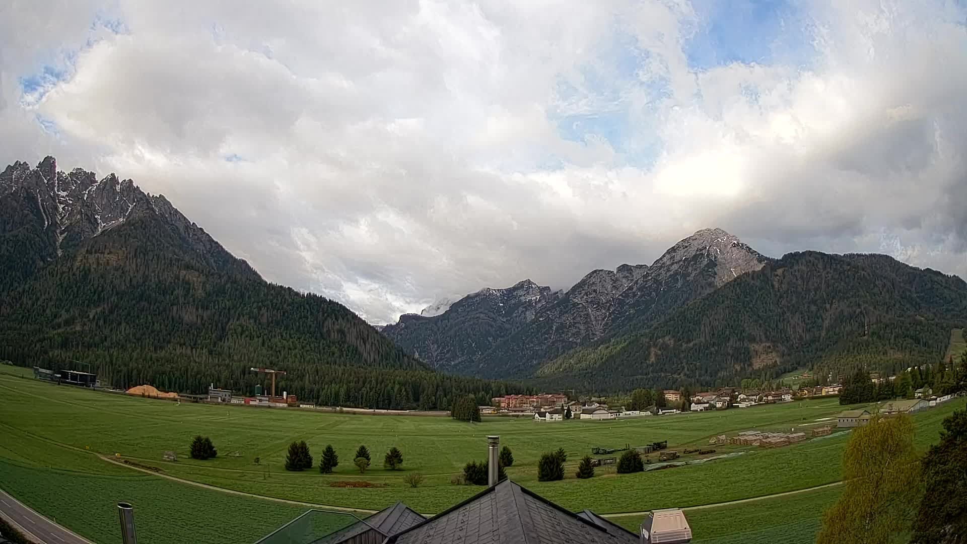 Webcam Toblach Dolomites – Vue depuis l’Hôtel Rosengarten