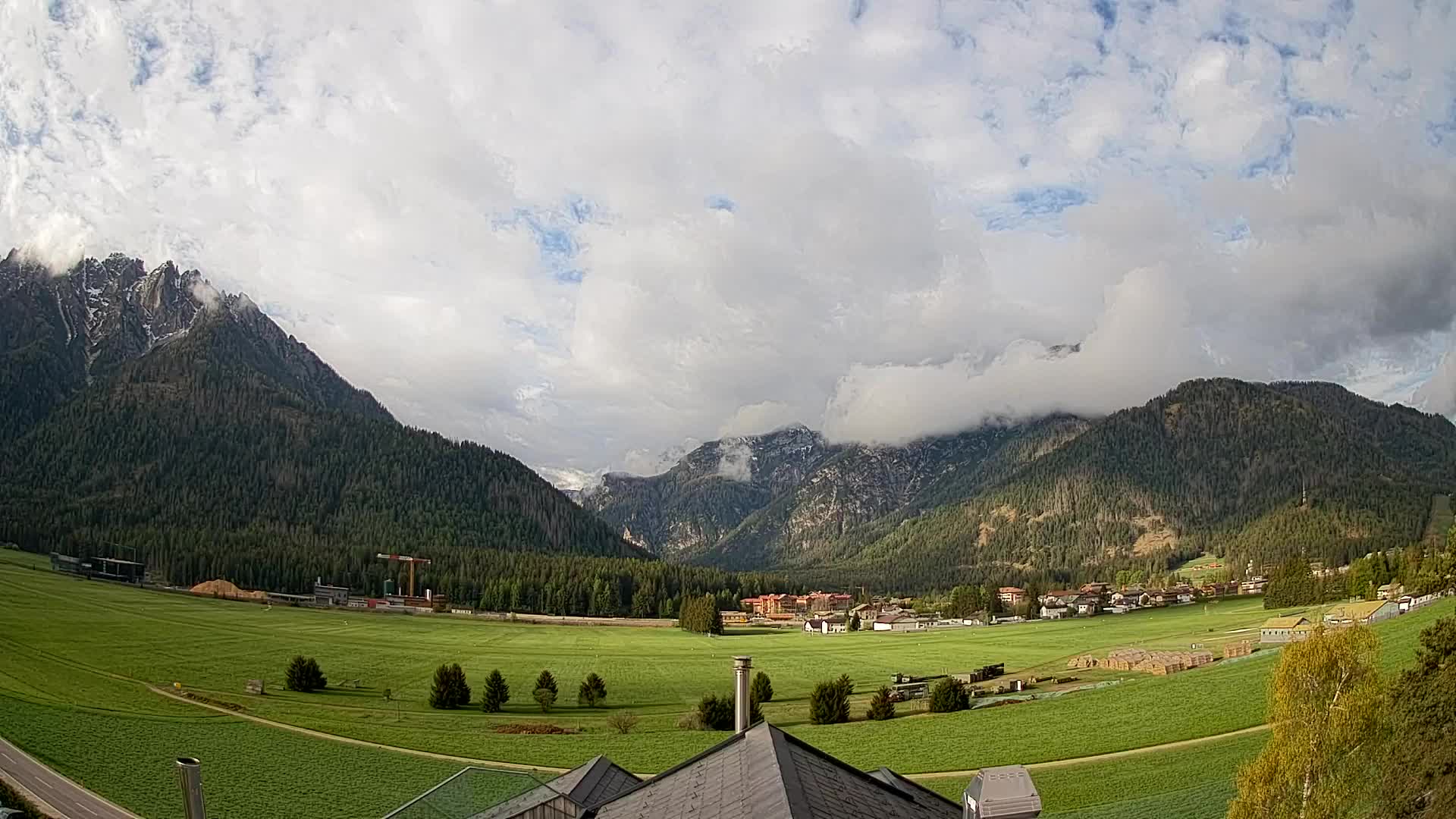 Webcam Toblach Dolomites – View from Hotel Rosengarten