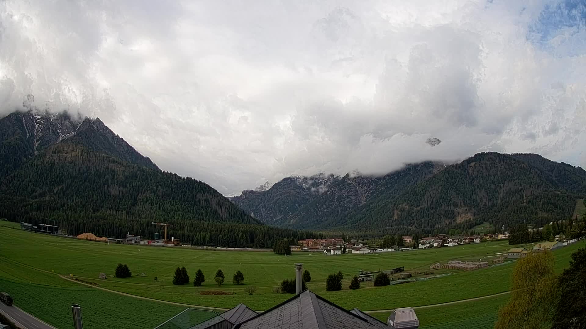 Webcam Toblach Dolomiten – Blick vom Hotel Rosengarten