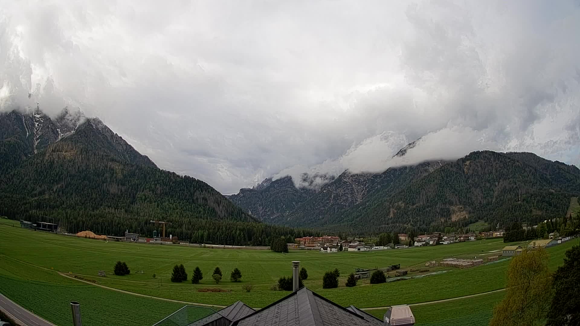 Webcam Toblach Dolomites – Vue depuis l’Hôtel Rosengarten