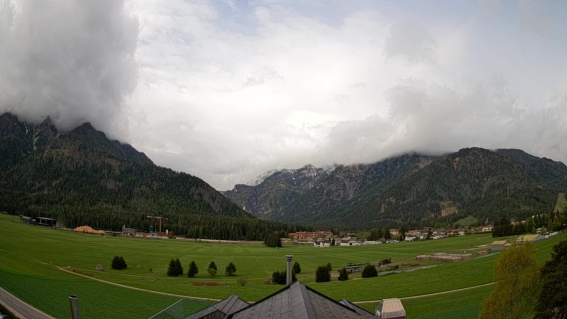 Webcam Toblach Dolomites – Vue depuis l’Hôtel Rosengarten