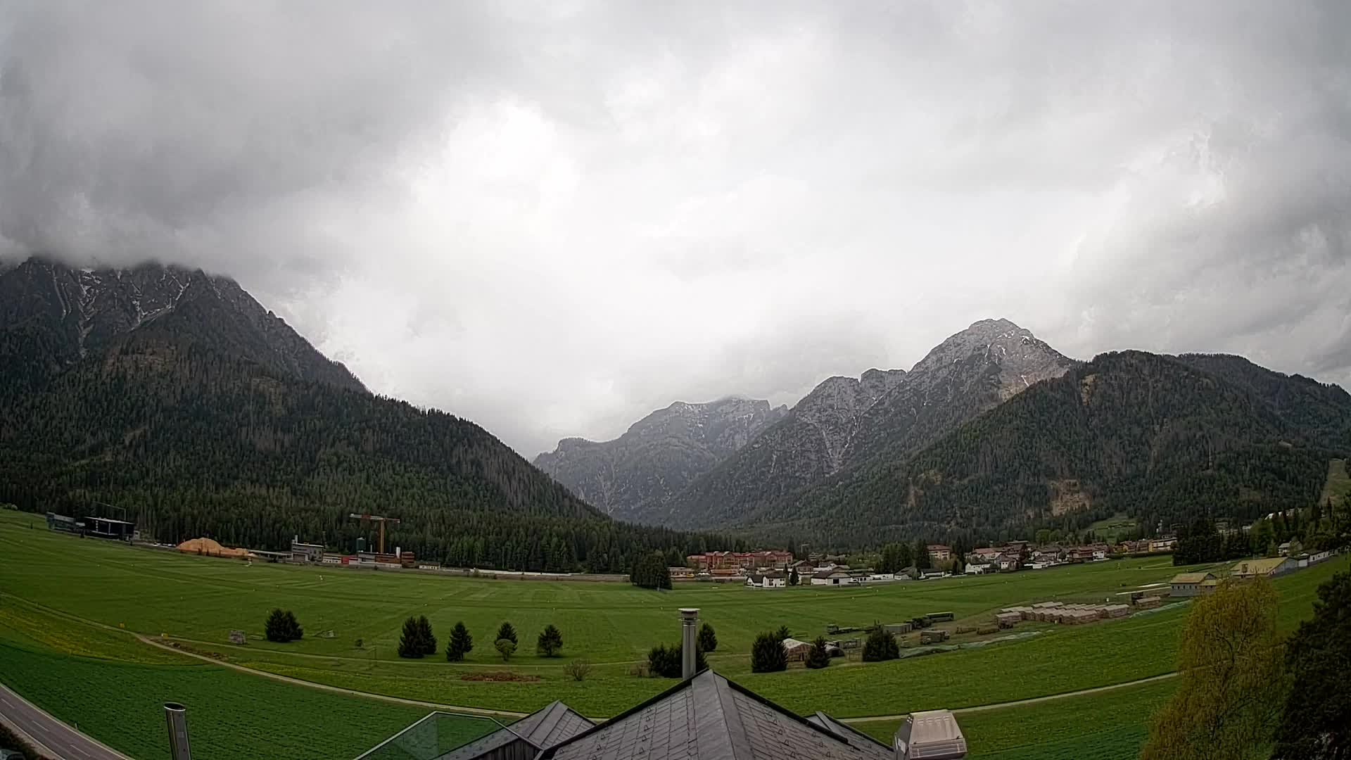 Webcam Toblach Dolomites – Vue depuis l’Hôtel Rosengarten