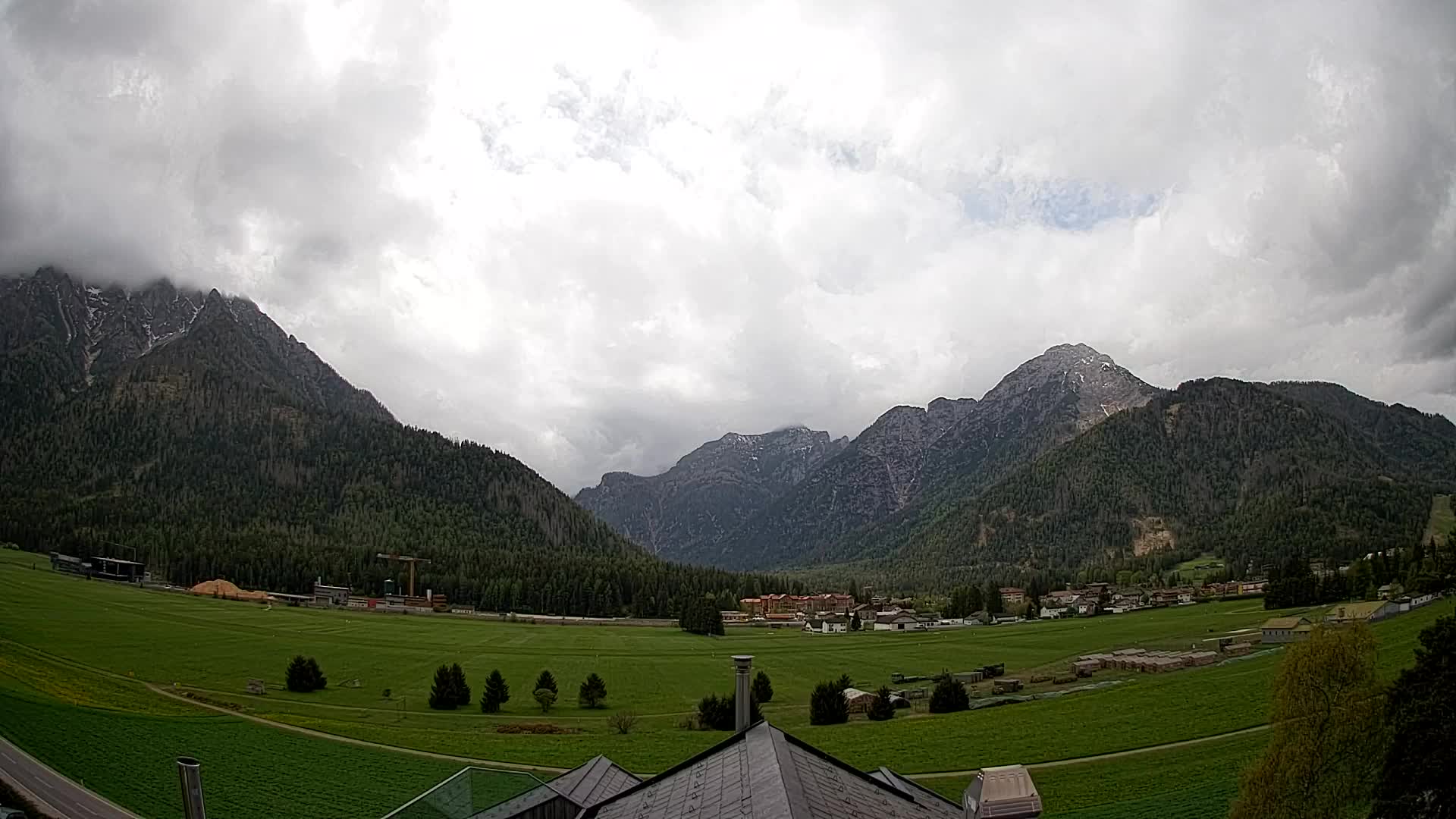 Webcam Toblach Dolomitas – Vista desde el Hotel Rosengarten