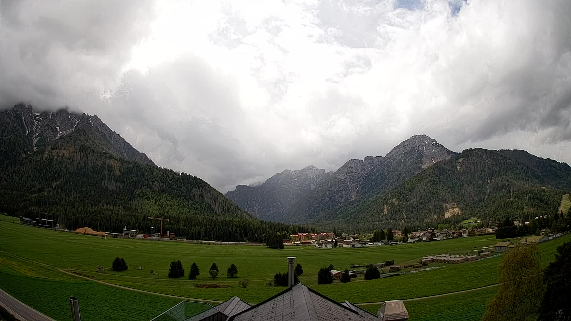 Webcam Toblach Dolomiten – Blick vom Hotel Rosengarten