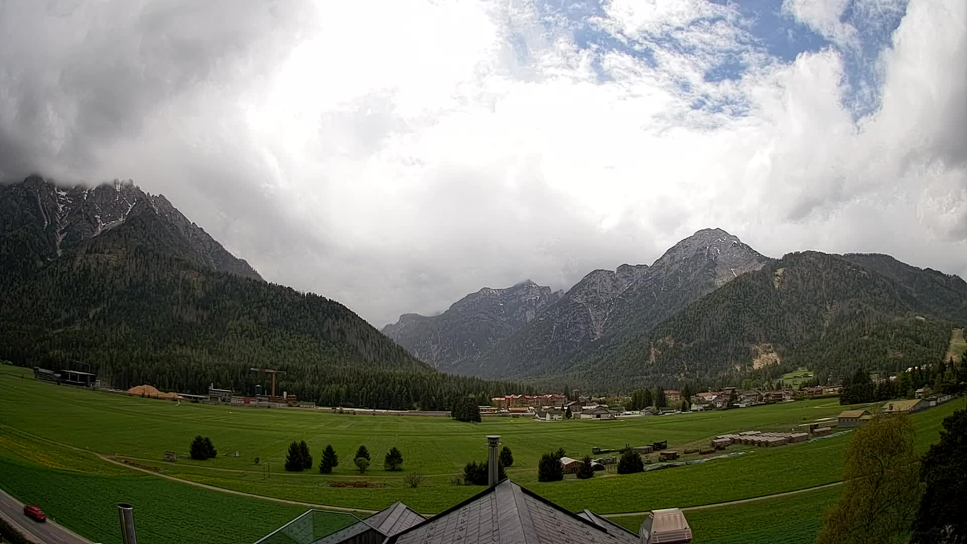 Webcam Toblach Dolomiten – Blick vom Hotel Rosengarten