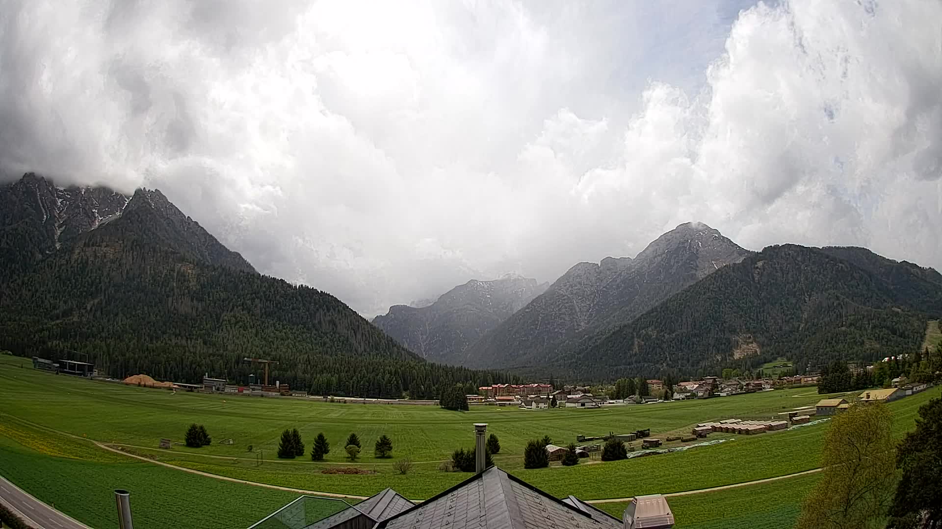 Webcam Toblach Dolomitas – Vista desde el Hotel Rosengarten