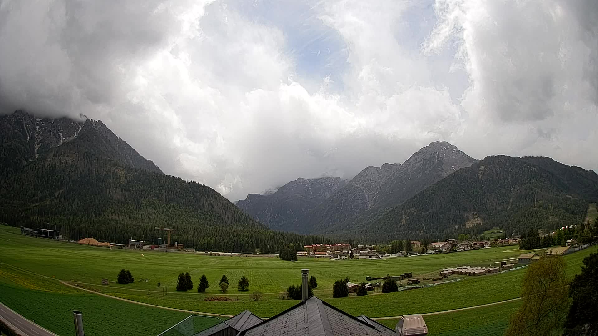 Webcam Toblach Dolomiten – Blick vom Hotel Rosengarten