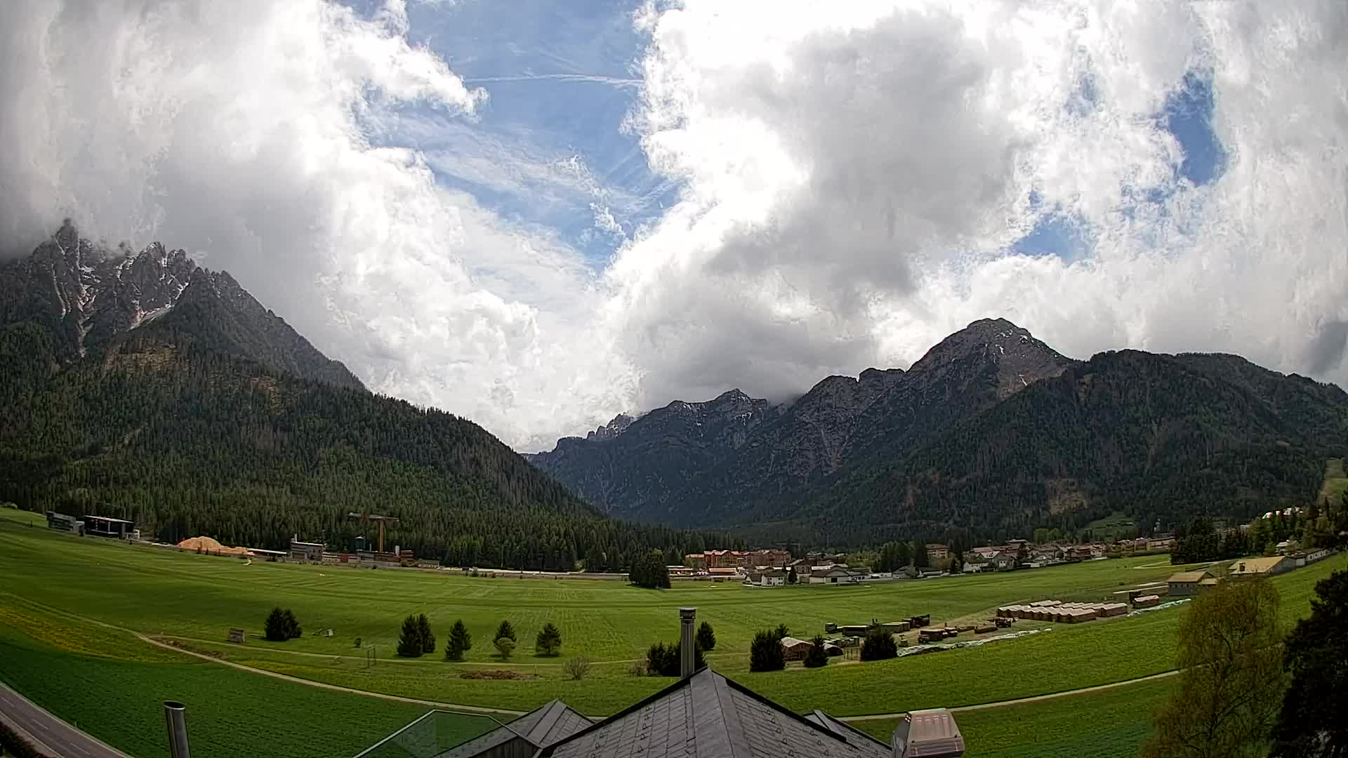 Webcam Toblach Dolomites – Vue depuis l’Hôtel Rosengarten