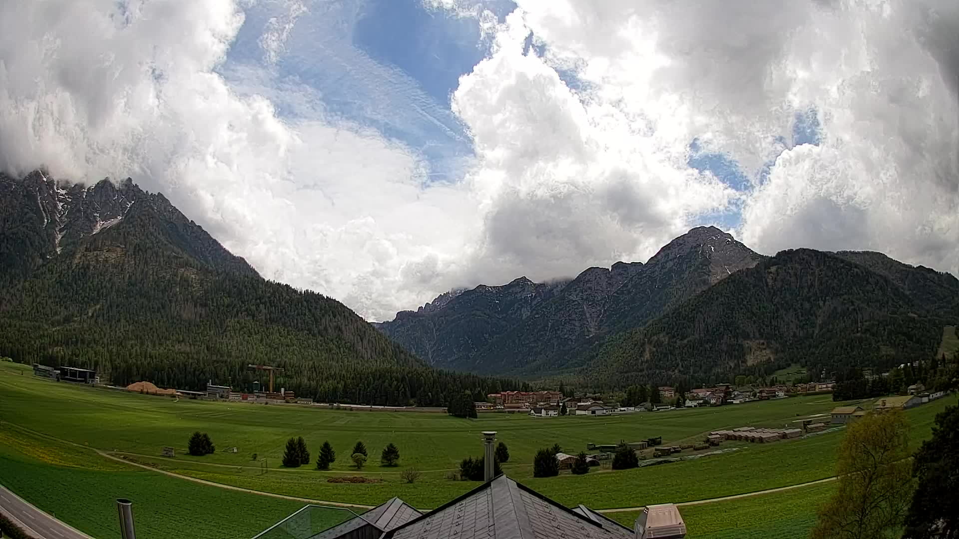 Webcam Toblach Dolomiten – Blick vom Hotel Rosengarten