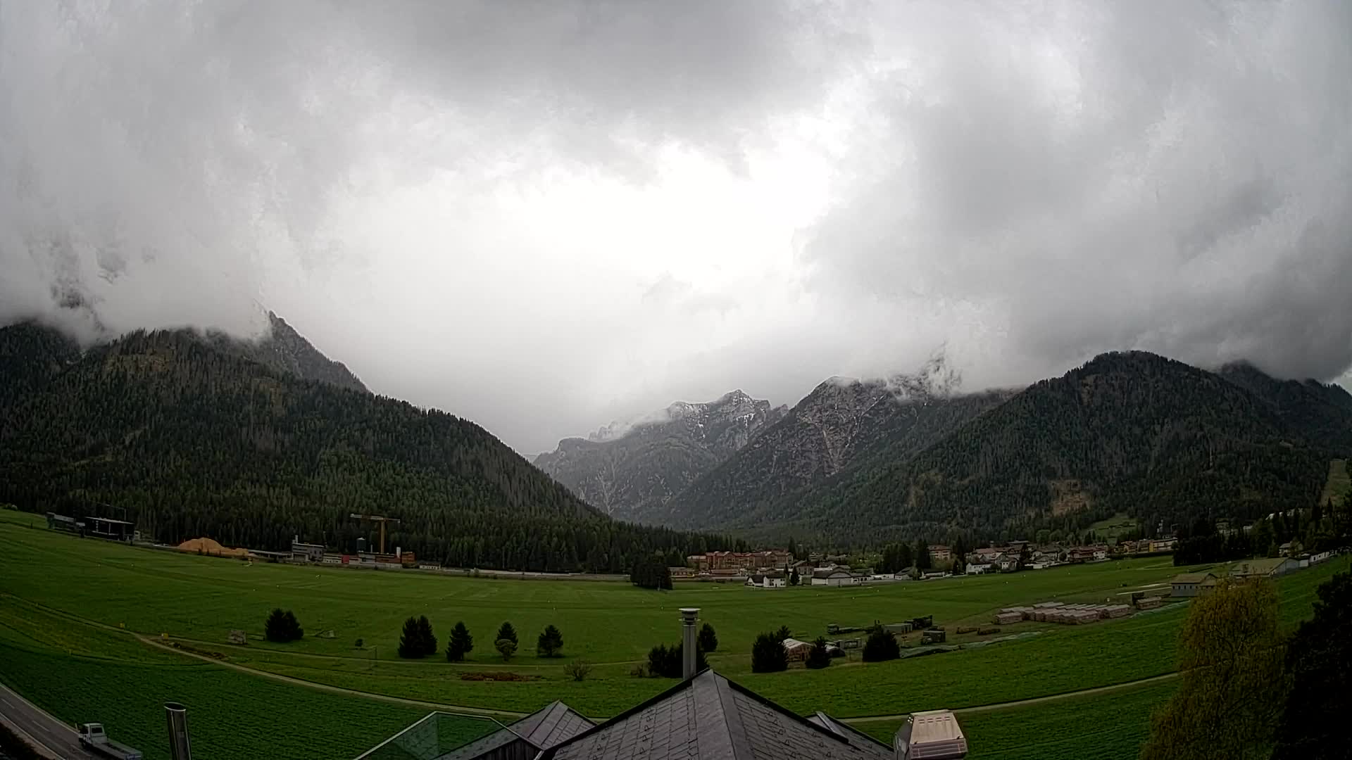 Webcam Toblach Dolomiten – Blick vom Hotel Rosengarten
