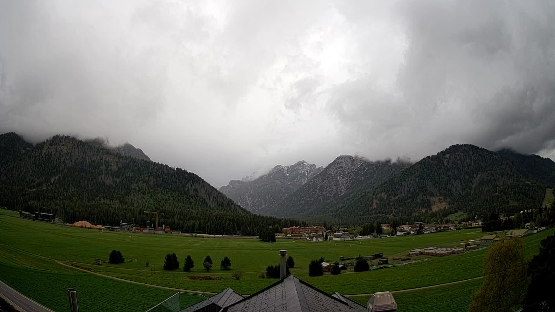 Webcam Toblach Dolomitas – Vista desde el Hotel Rosengarten
