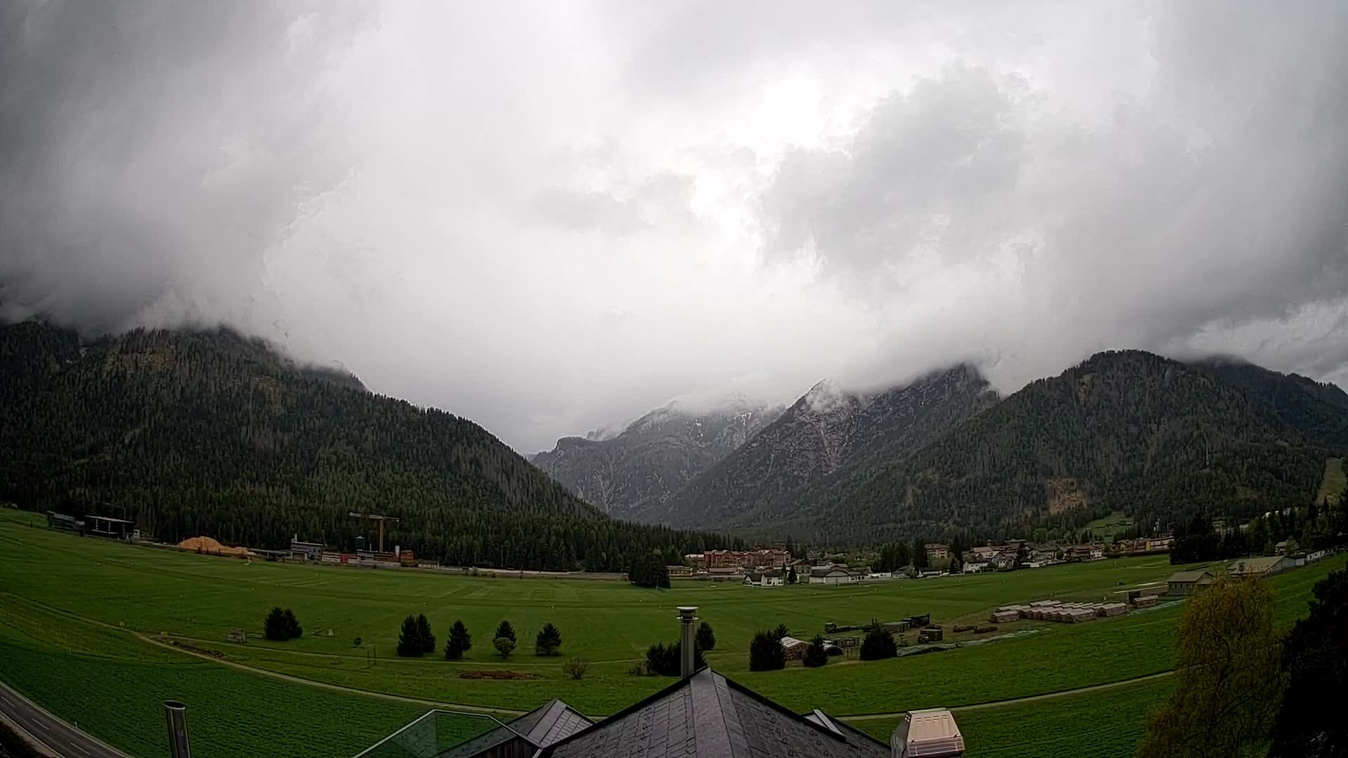Webcam Toblach Dolomites – Vue depuis l’Hôtel Rosengarten