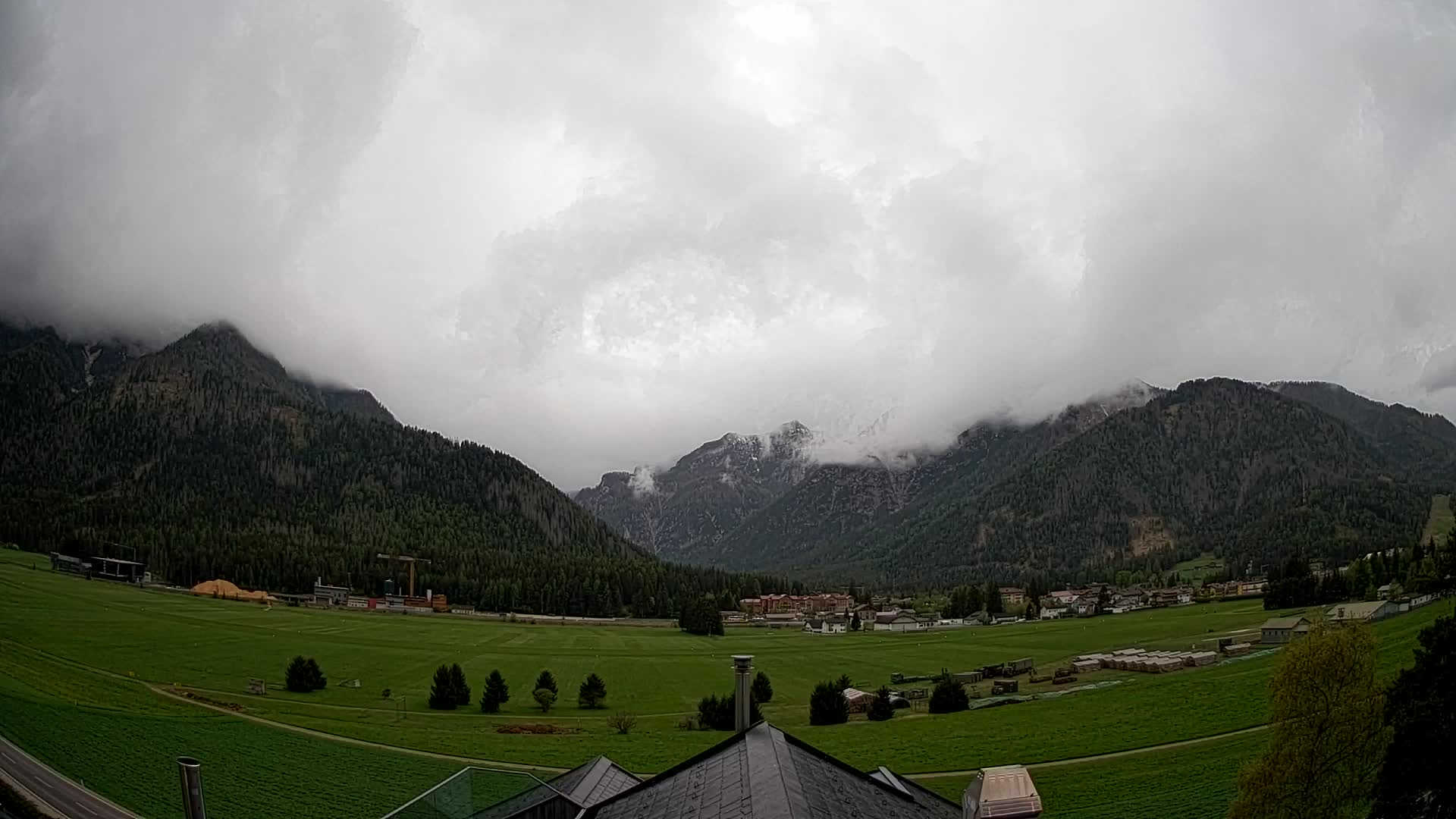 Webcam Toblach Dolomitas – Vista desde el Hotel Rosengarten
