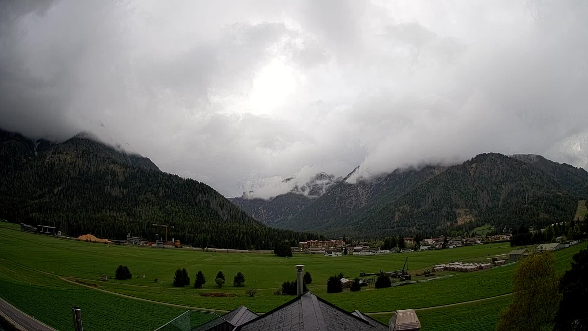 Webcam Toblach Dolomiten – Blick vom Hotel Rosengarten