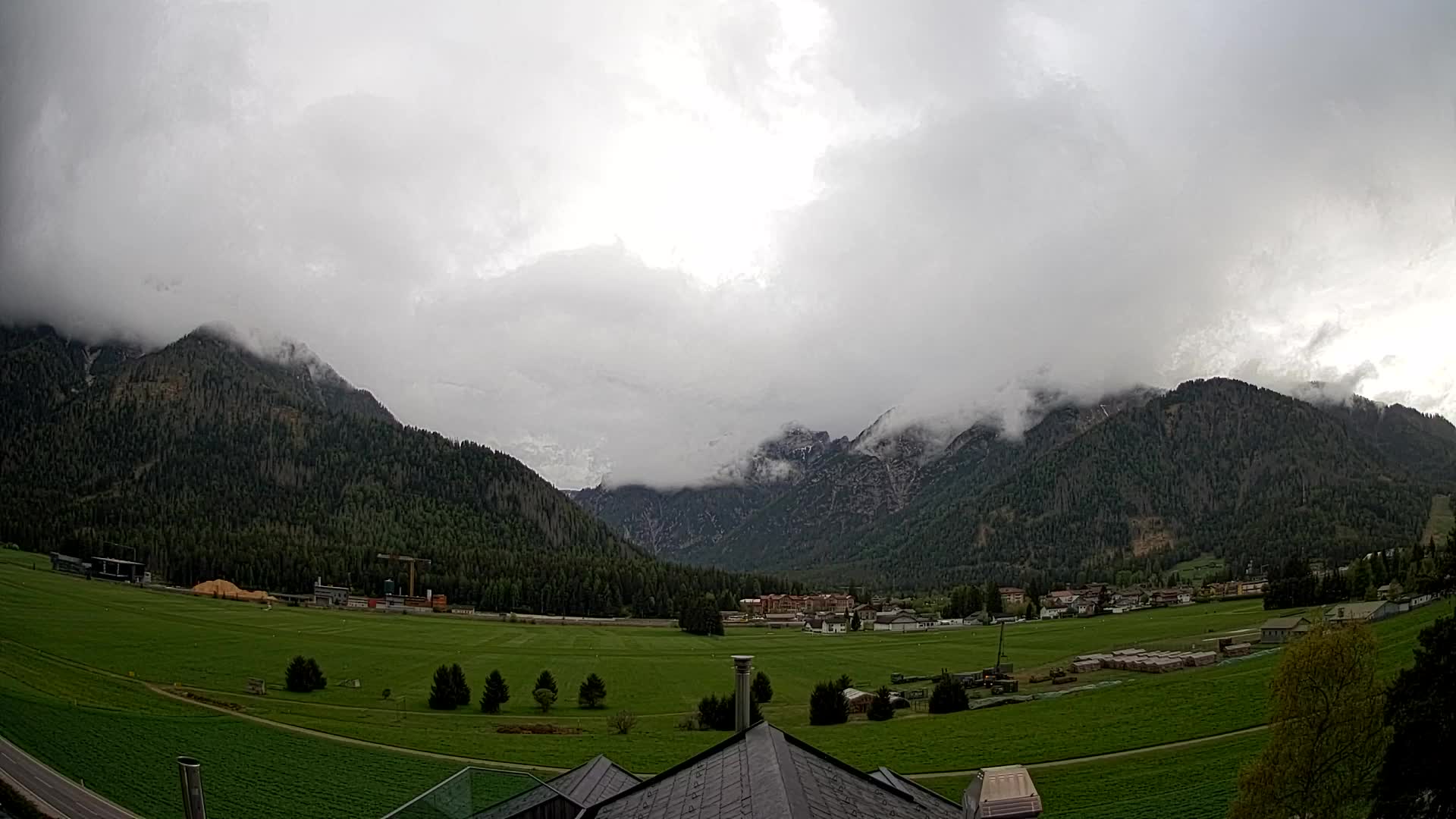 Webcam Toblach Dolomites – Vue depuis l’Hôtel Rosengarten