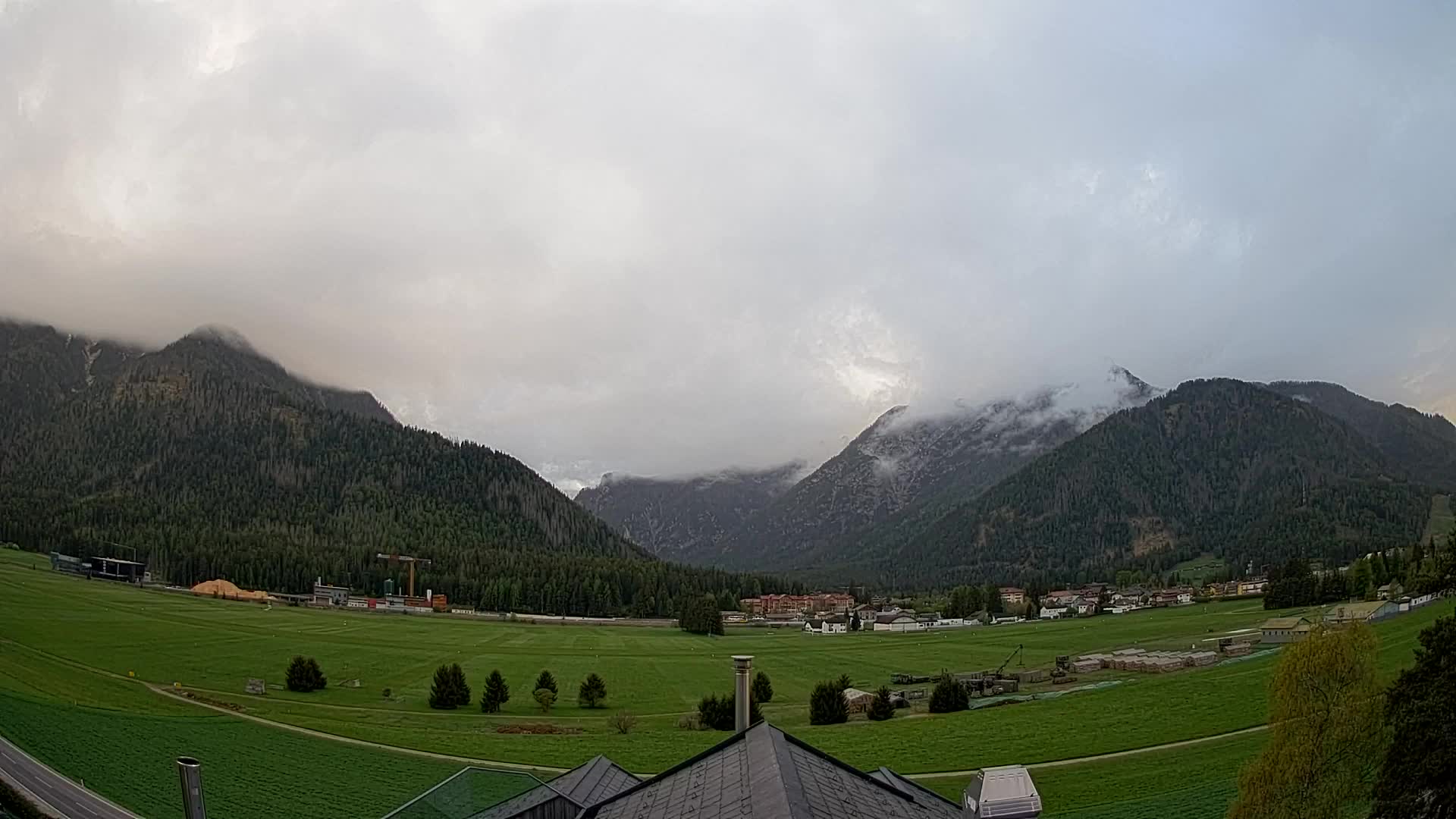 Webcam Toblach Dolomites – Vue depuis l’Hôtel Rosengarten