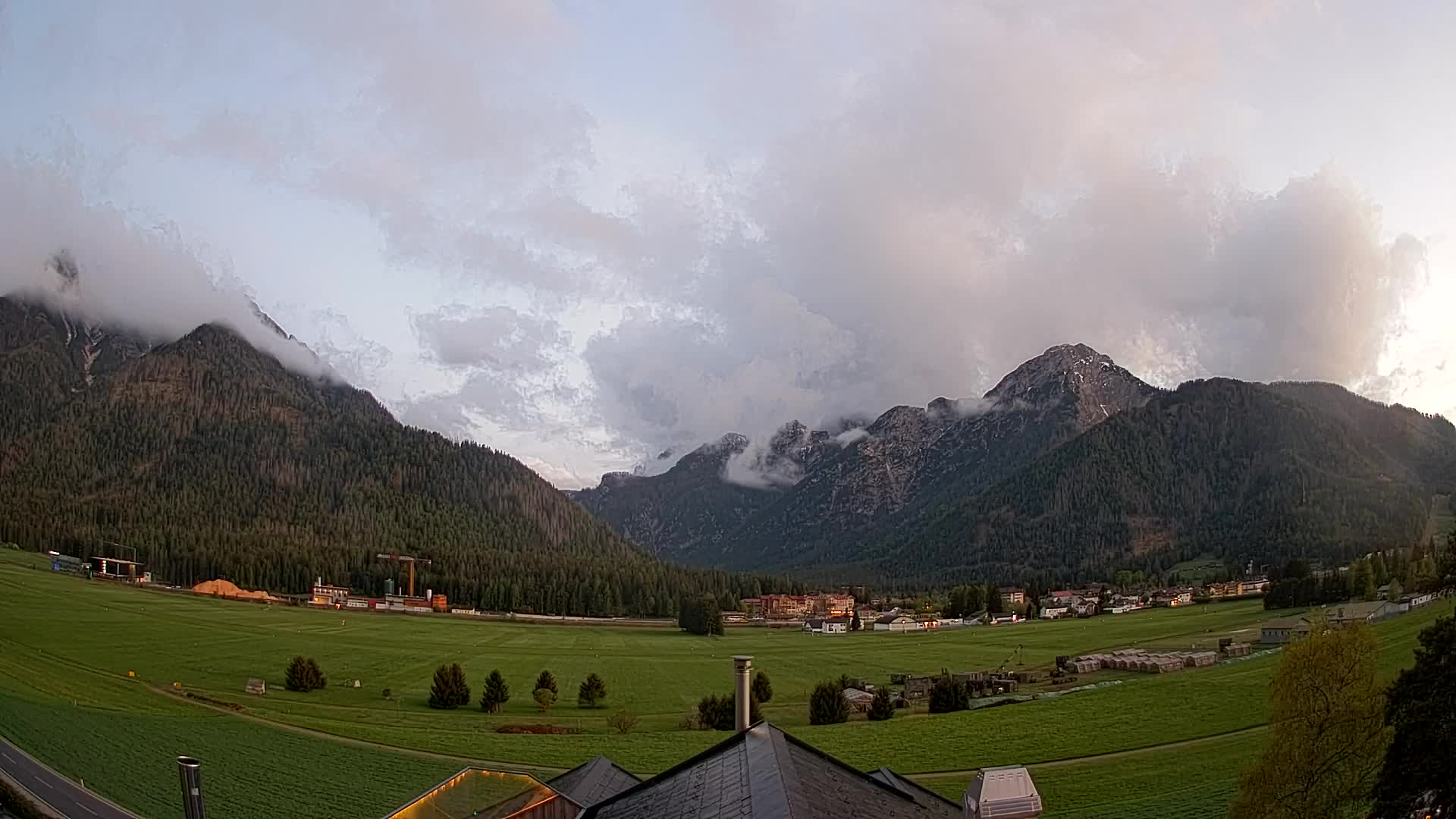 Webcam Toblach Dolomites – Vue depuis l’Hôtel Rosengarten