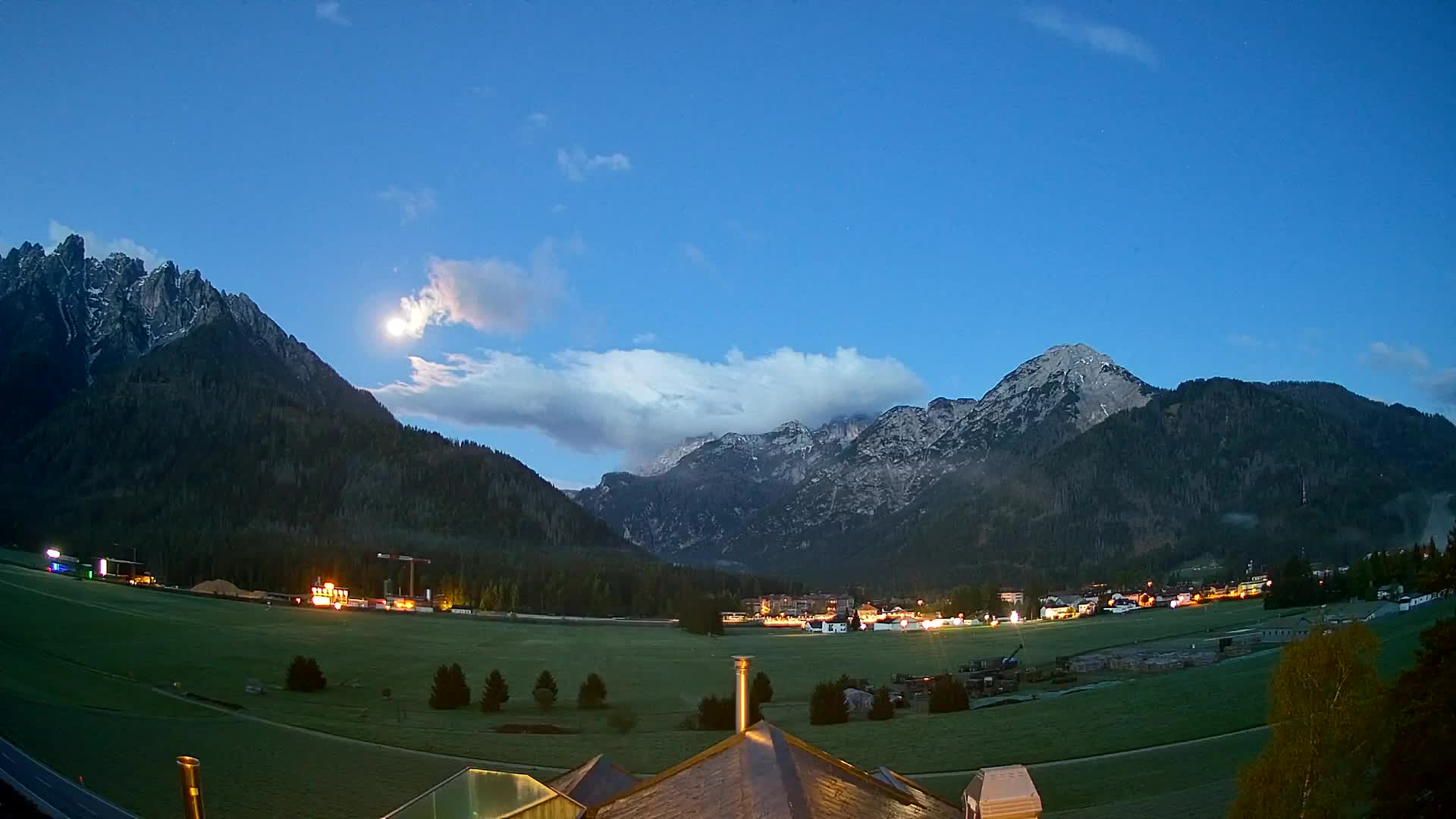 Webcam Toblach Dolomites – Vue depuis l’Hôtel Rosengarten