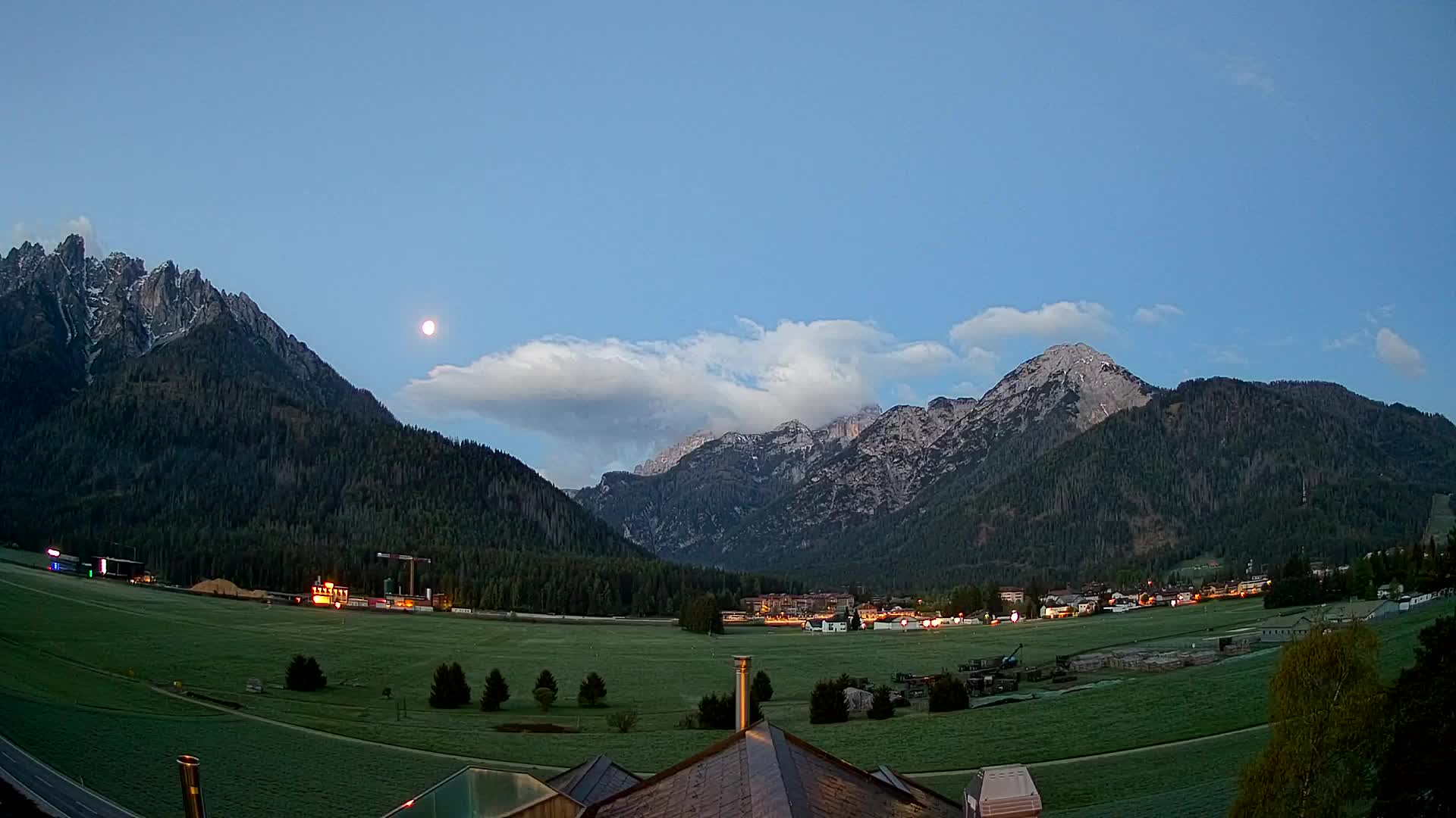 Webcam Toblach Dolomites – Vue depuis l’Hôtel Rosengarten