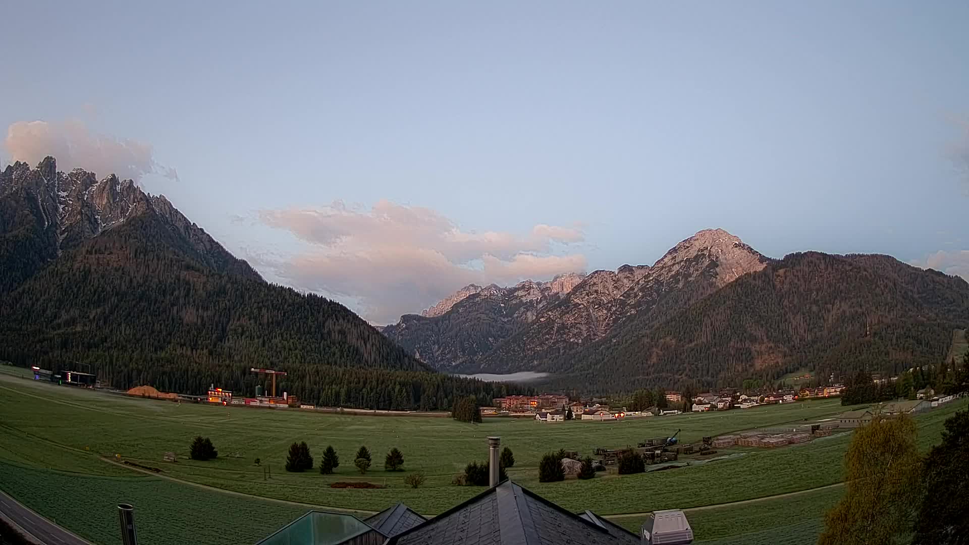 Webcam Toblach Dolomiten – Blick vom Hotel Rosengarten