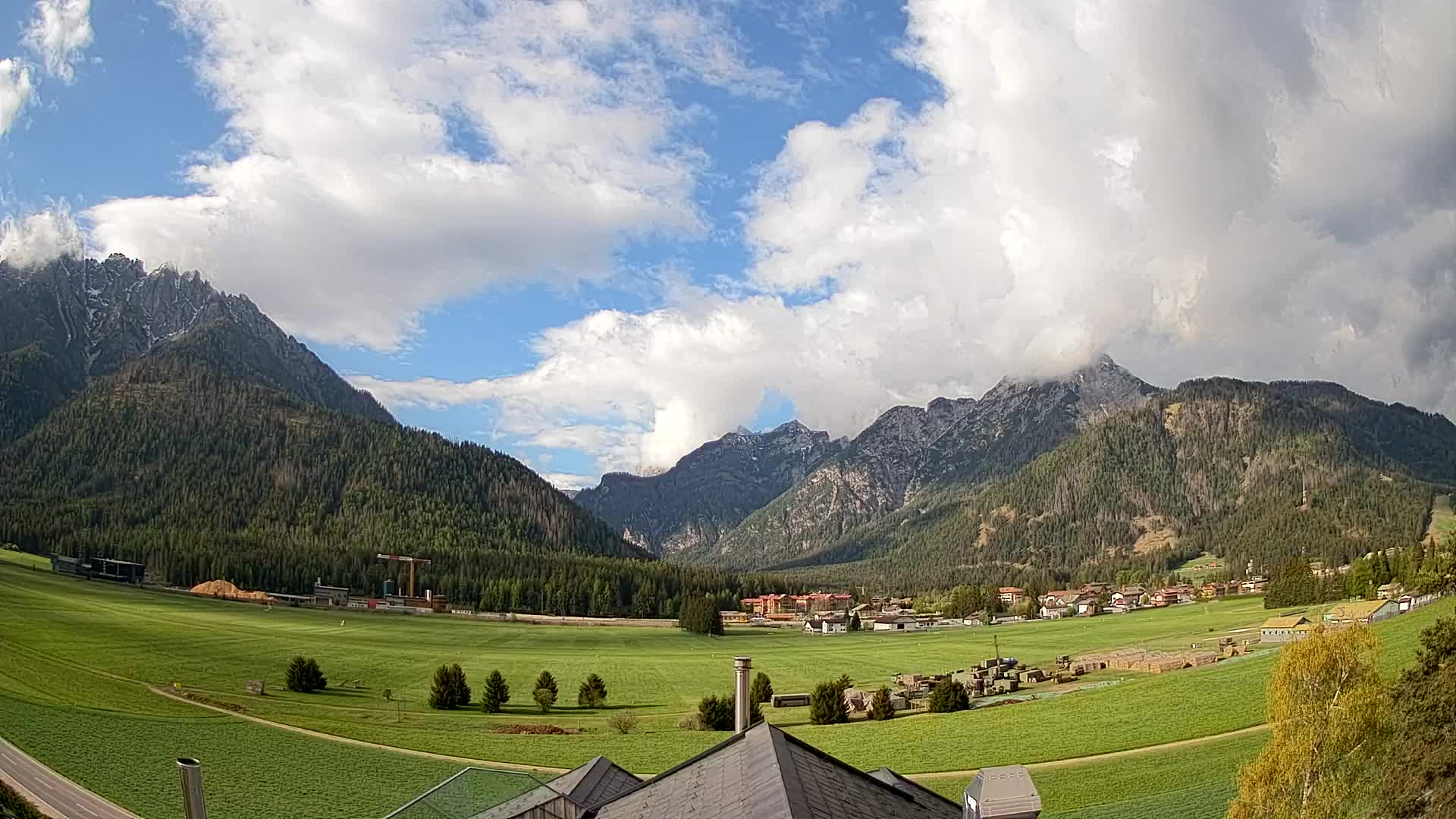 Webcam Toblach Dolomiten – Blick vom Hotel Rosengarten