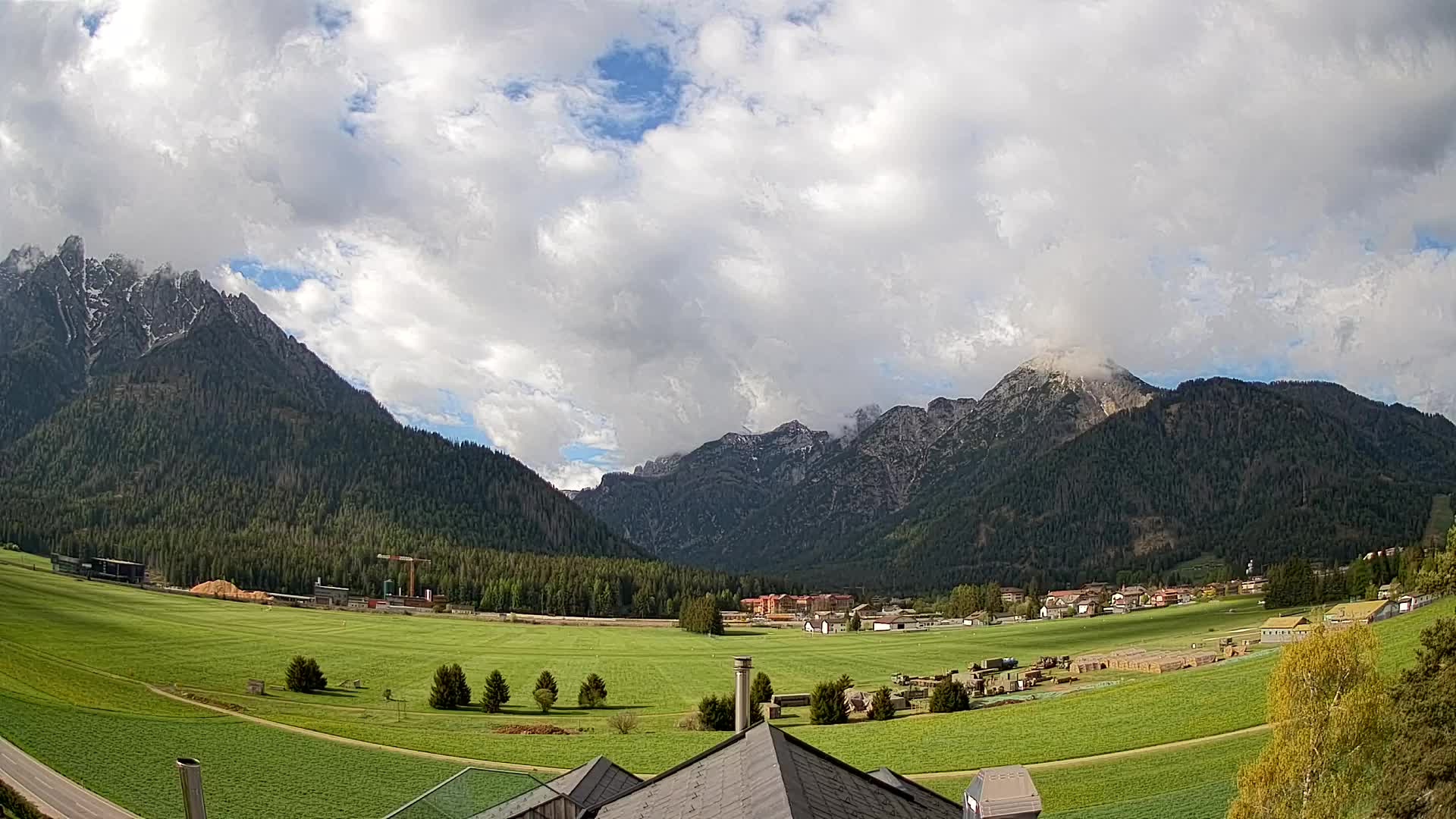 Webcam Toblach Dolomites – Vue depuis l’Hôtel Rosengarten