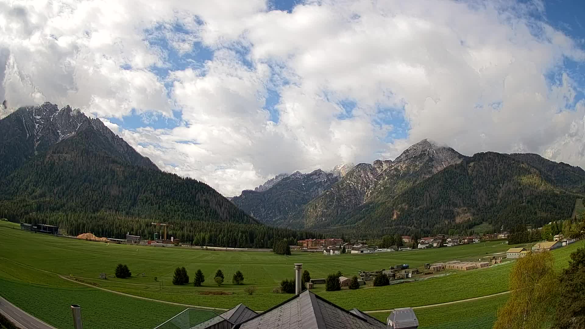 Webcam Toblach Dolomites – Vue depuis l’Hôtel Rosengarten