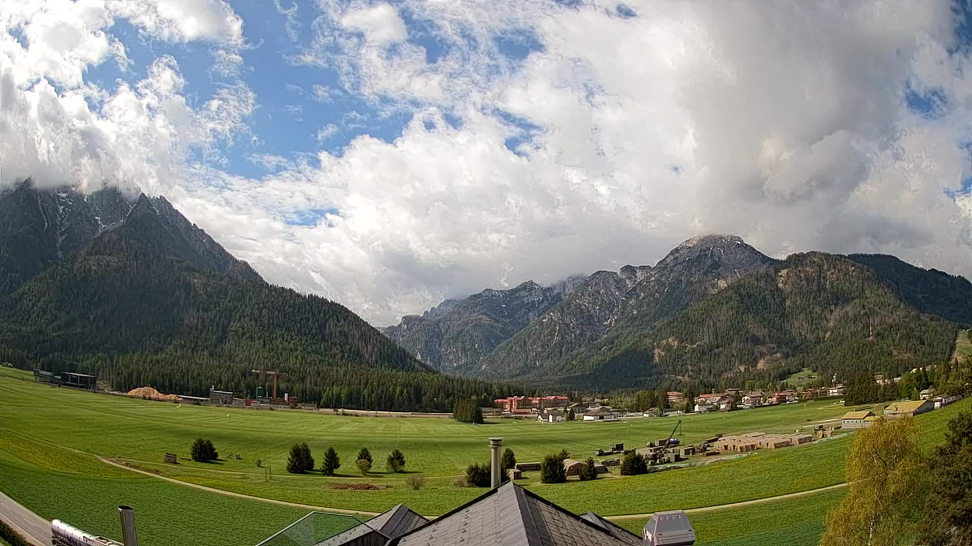 Webcam Toblach Dolomiten – Blick vom Hotel Rosengarten