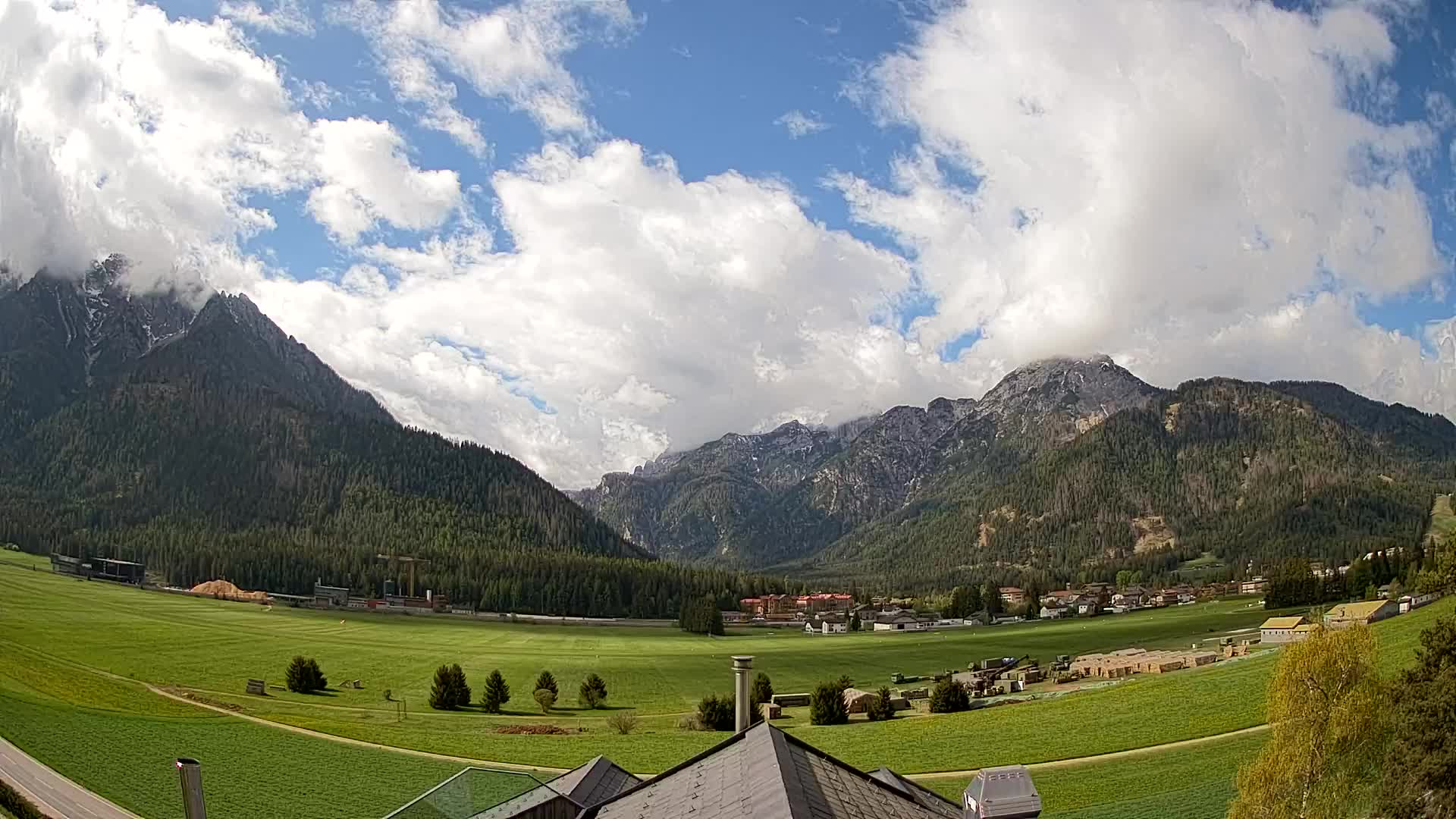 Webcam Toblach Dolomites – Vue depuis l’Hôtel Rosengarten