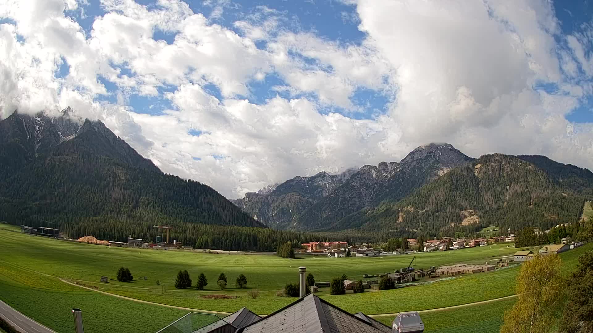 Webcam Toblach Dolomiten – Blick vom Hotel Rosengarten