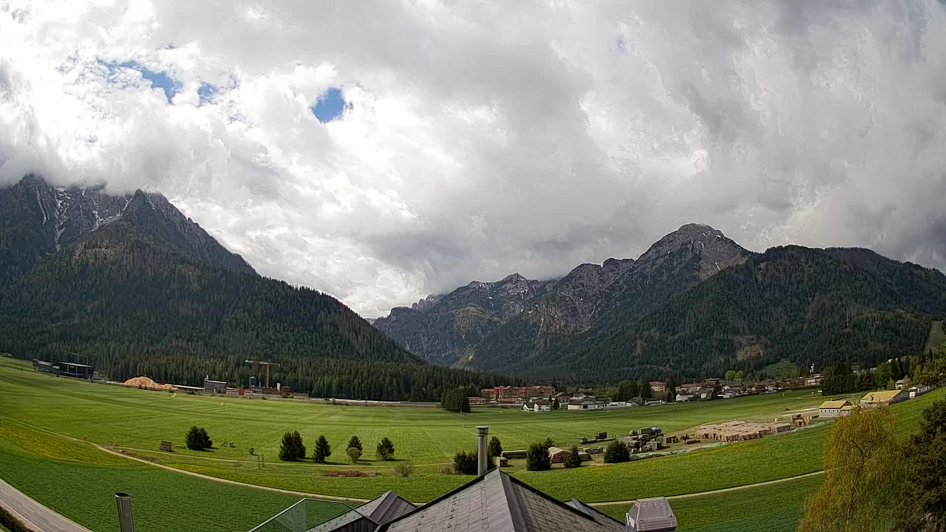 Webcam Toblach Dolomites – Vue depuis l’Hôtel Rosengarten