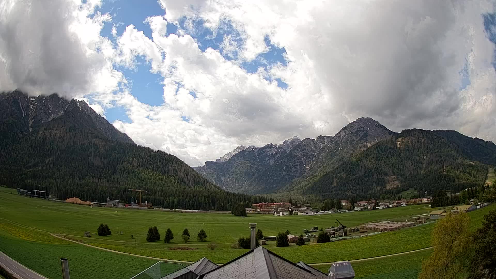 Webcam Toblach Dolomitas – Vista desde el Hotel Rosengarten
