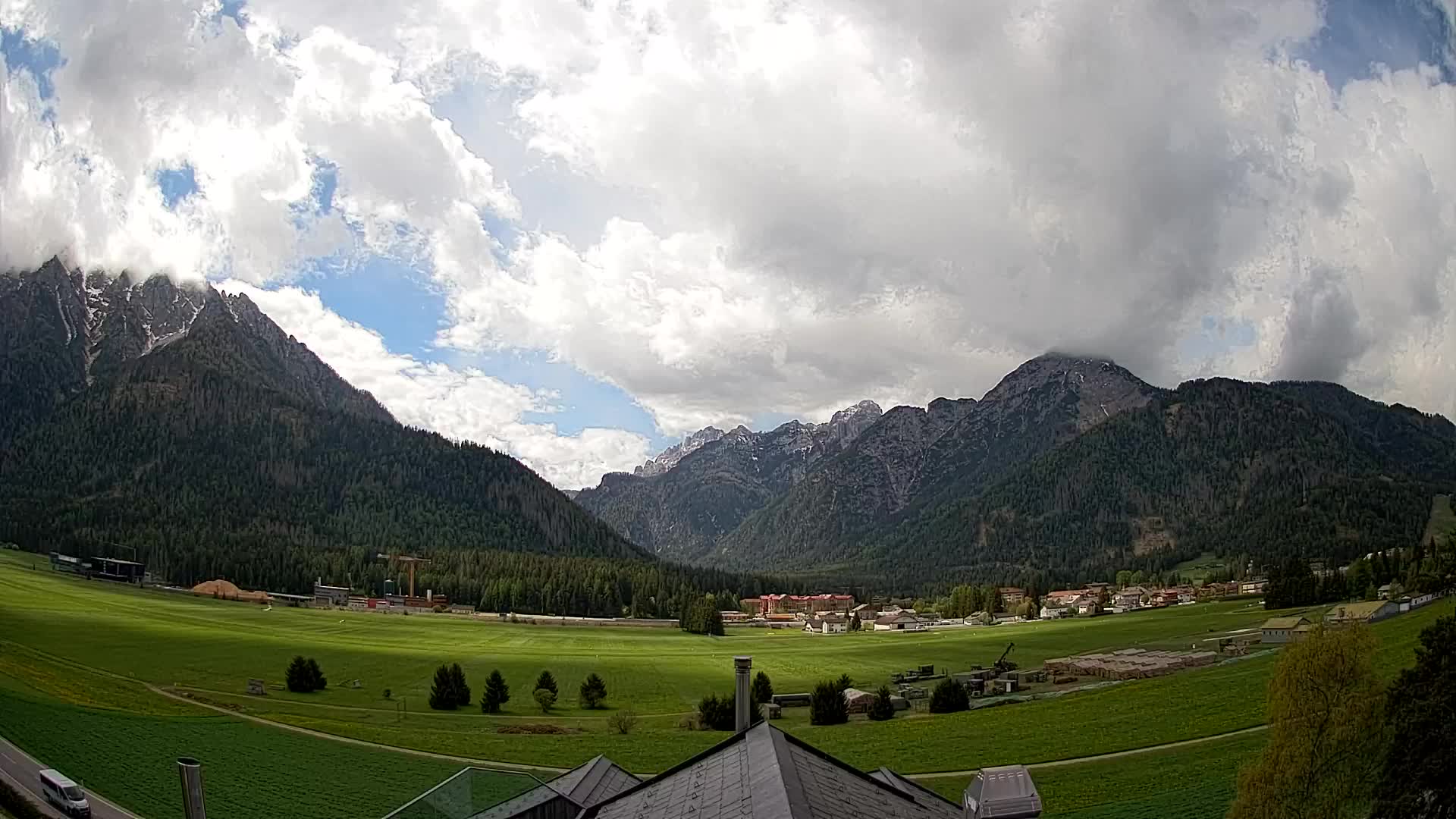 Webcam Toblach Dolomites – Vue depuis l’Hôtel Rosengarten