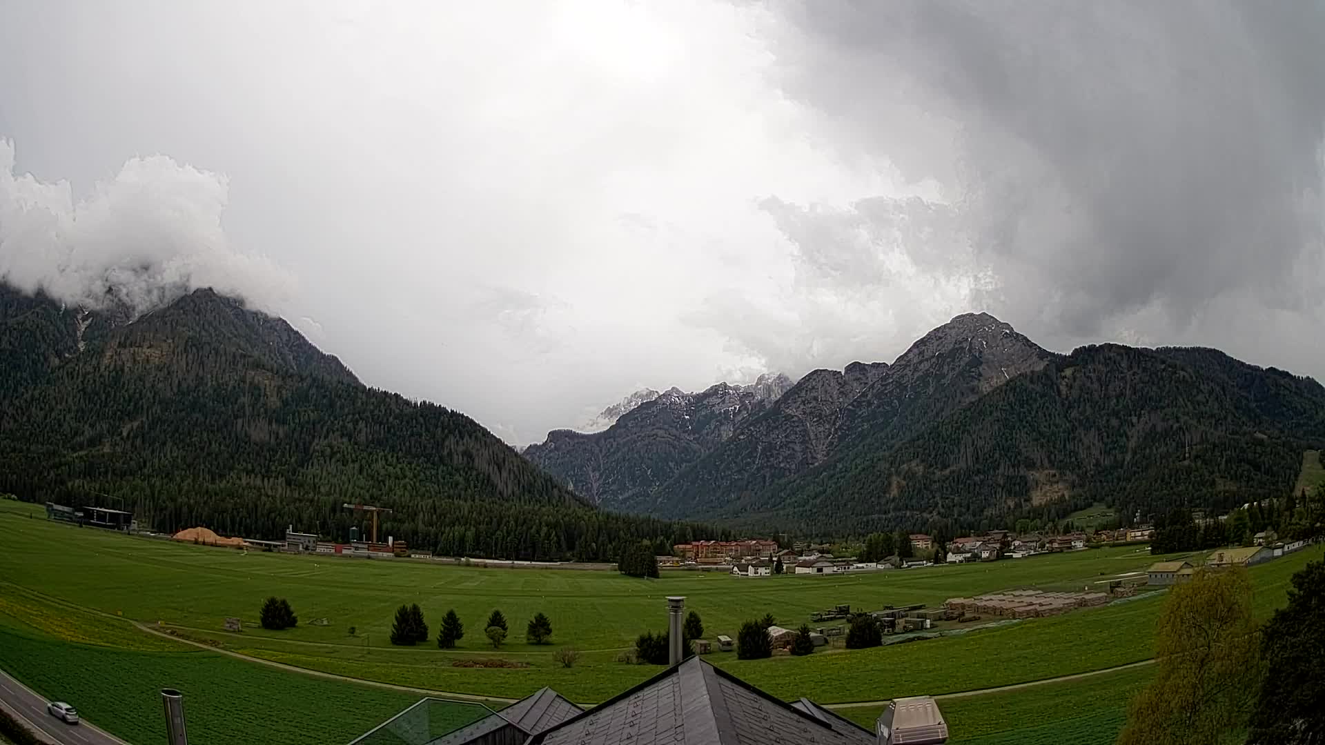 Webcam Toblach Dolomiten – Blick vom Hotel Rosengarten