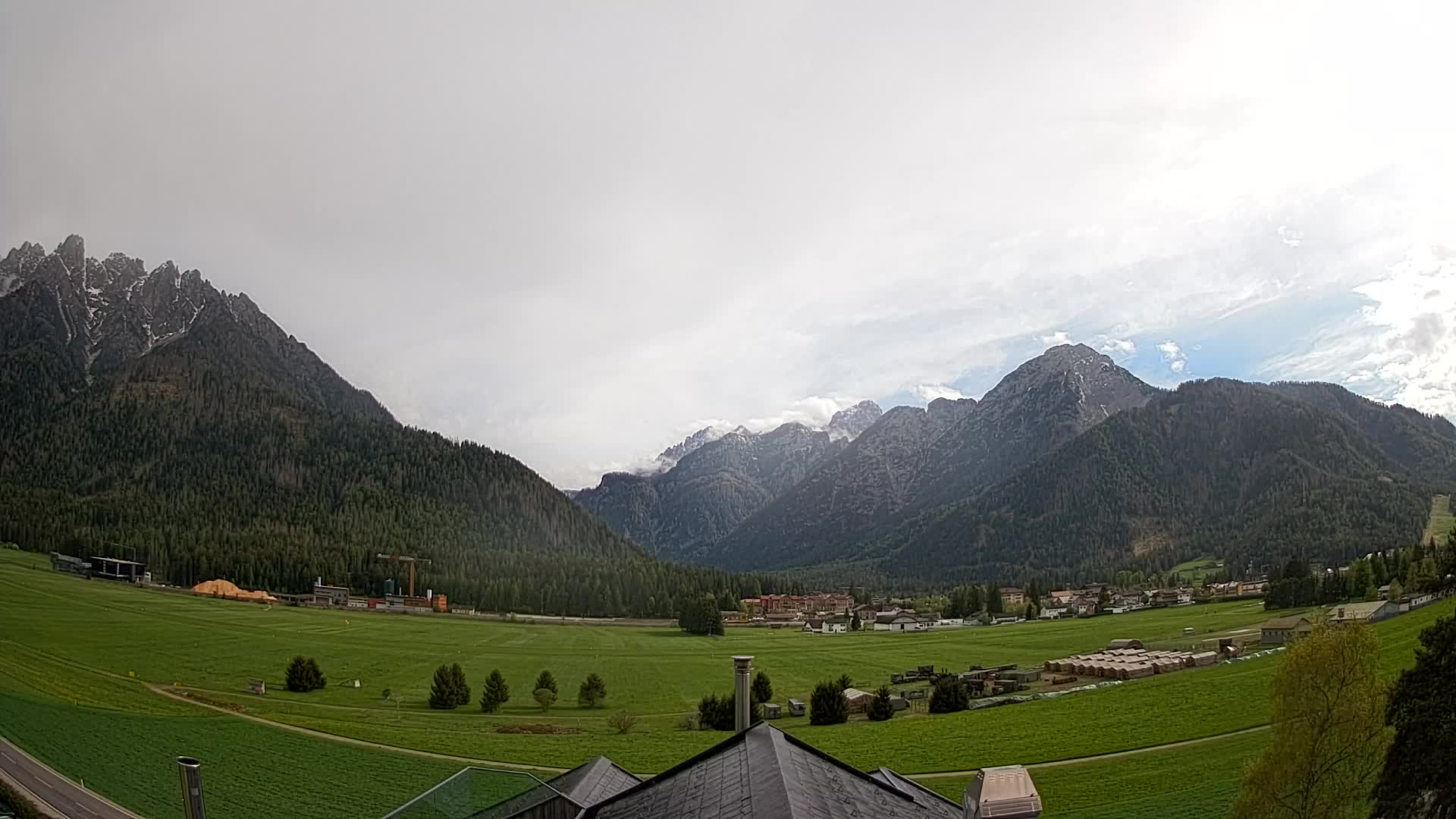 Webcam Toblach Dolomiten – Blick vom Hotel Rosengarten