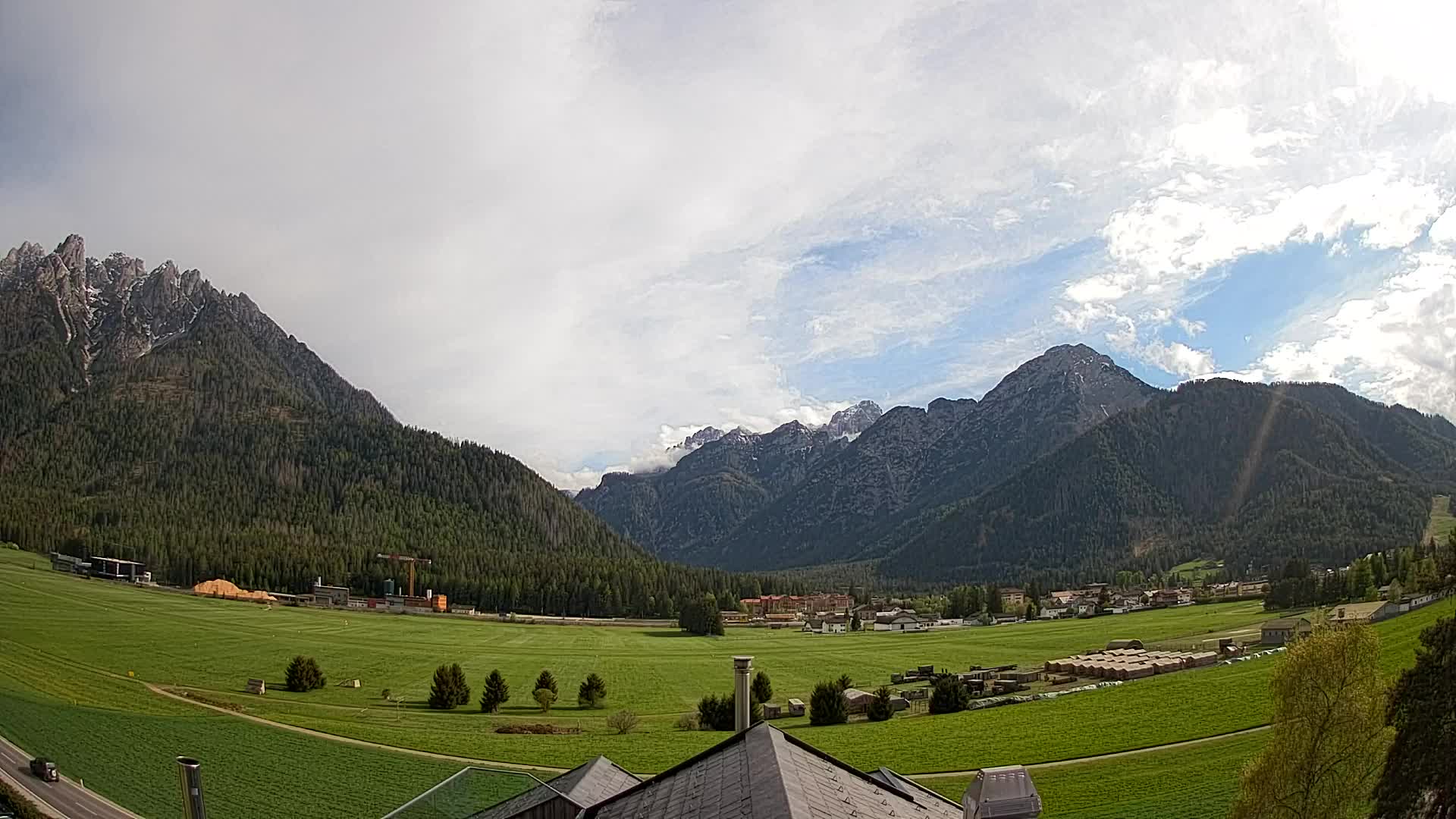 Webcam Toblach Dolomiten – Blick vom Hotel Rosengarten